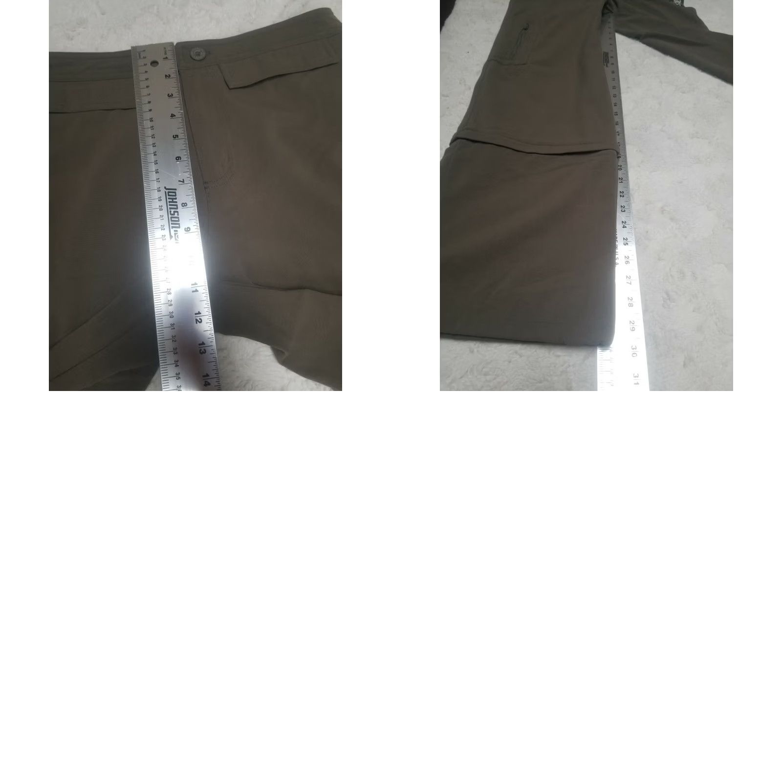 Vintage Sessions Brooklyne Cargo Pants Womens Size 7 Green High Rise New Zip Pockets Size 28" / US 6 / IT 42 - 8 Thumbnail