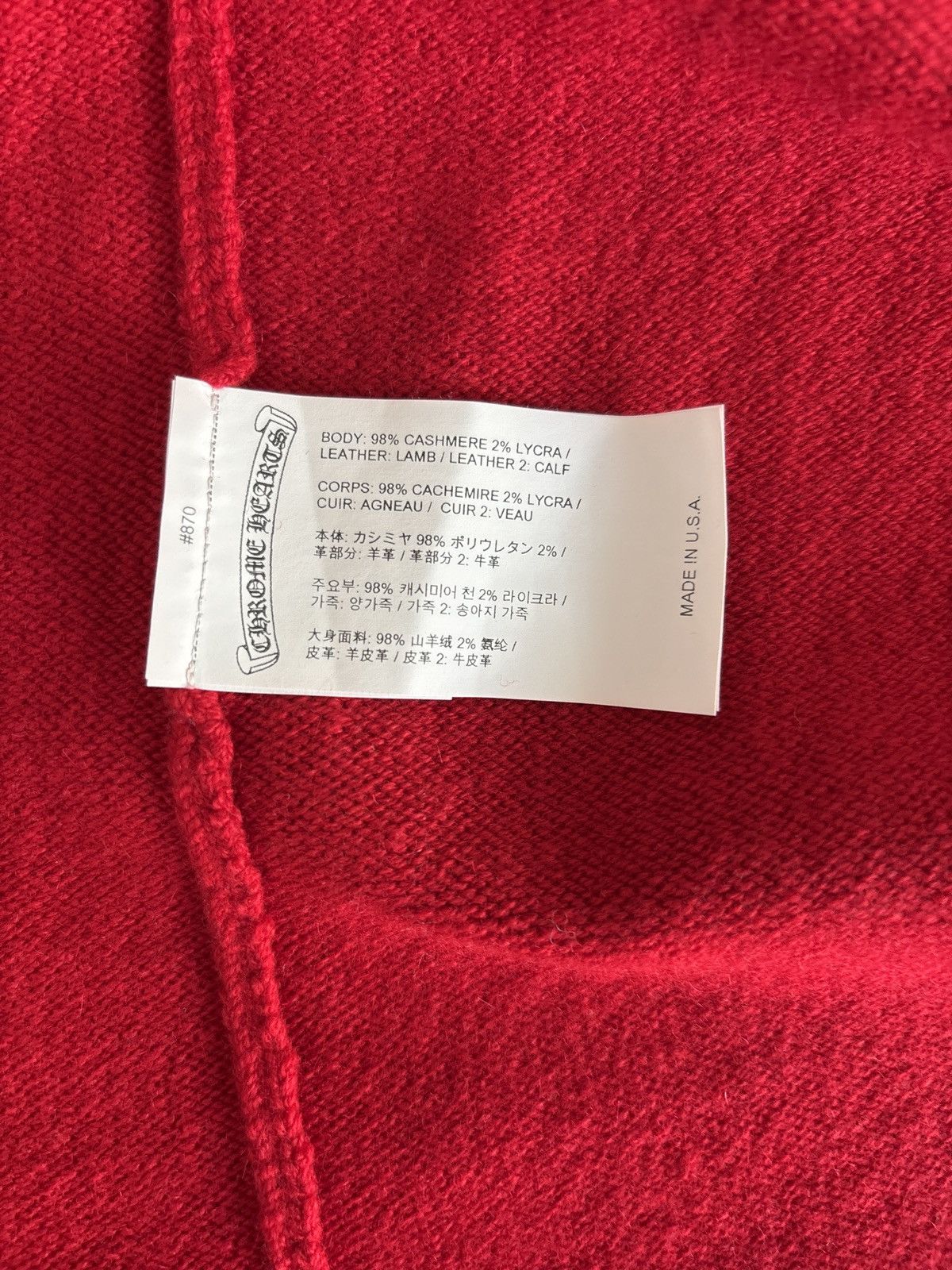 Chrome Hearts Chrome Hearts Cross Patch Hollywood Cashmere Cardigan Size US XL / EU 56 / 4 - 5 Thumbnail