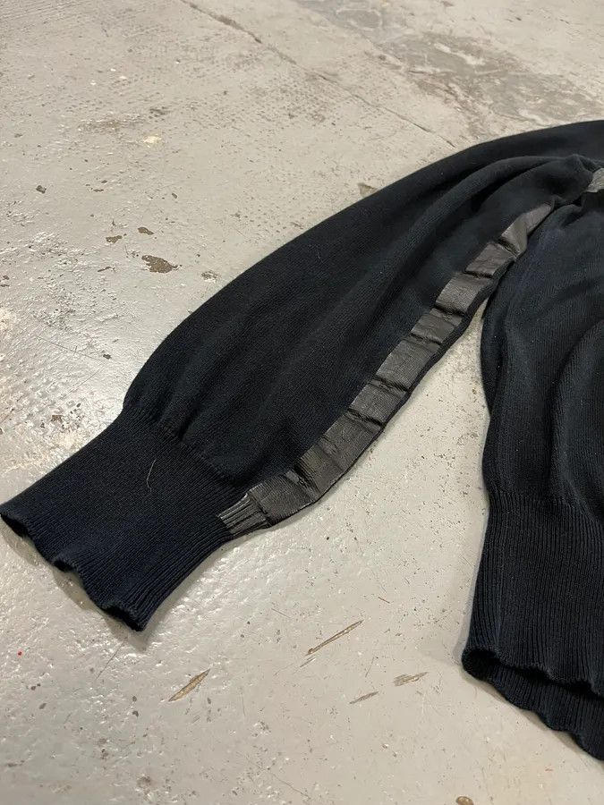 Dolce & Gabbana AW2003 Dolce & Gabbana Black Wool Tapes Sweater Size US S / EU 44-46 / 1 - 6 Thumbnail