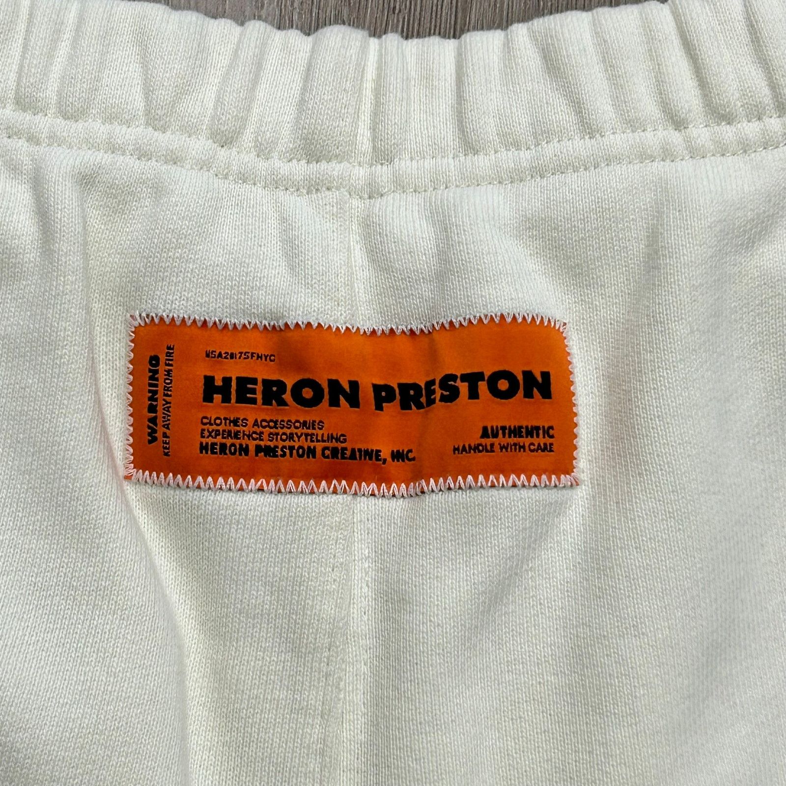 Heron Preston Heron Preston Racing Sweat Shorts White Size Large L B4 Size US 30 / EU 46 - 6 Thumbnail