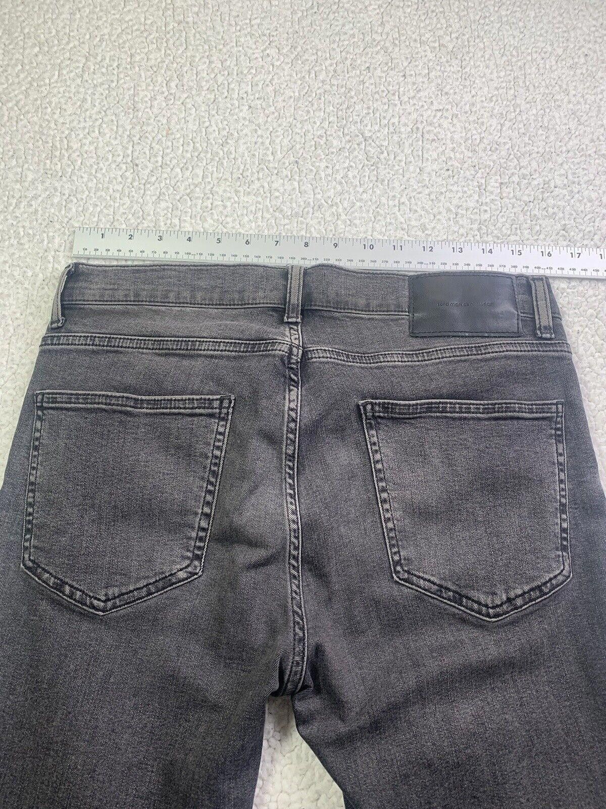 Zara Zara Jeans Men 32 Black Denim Medium Wash Pants Size US 32 / EU 48 - 7 Thumbnail