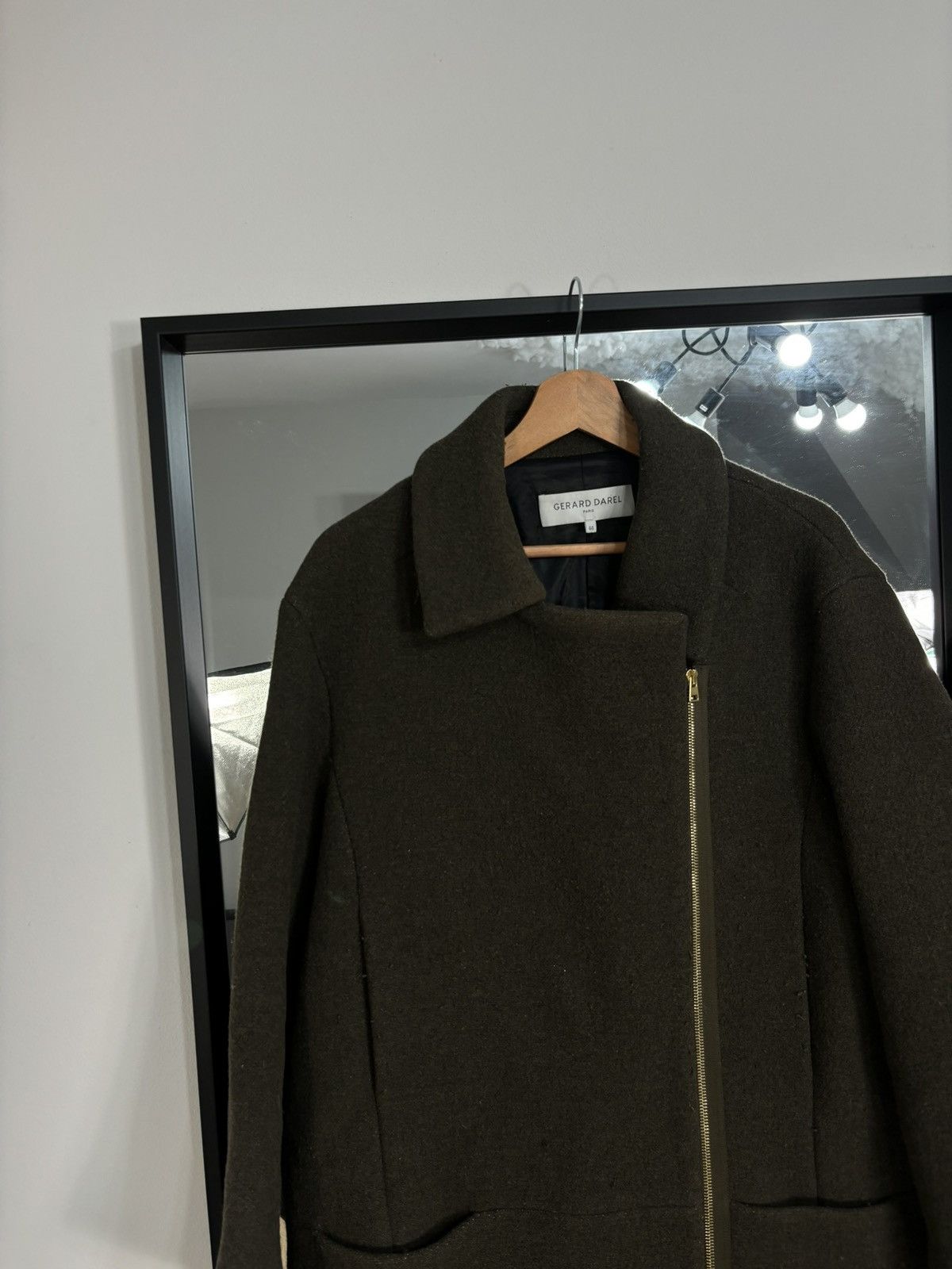 Designer × Japanese Brand Luxury Designer Gerard Darel Heavy Wool Coat Old Money Size US L / EU 52-54 / 3 - 3 Thumbnail