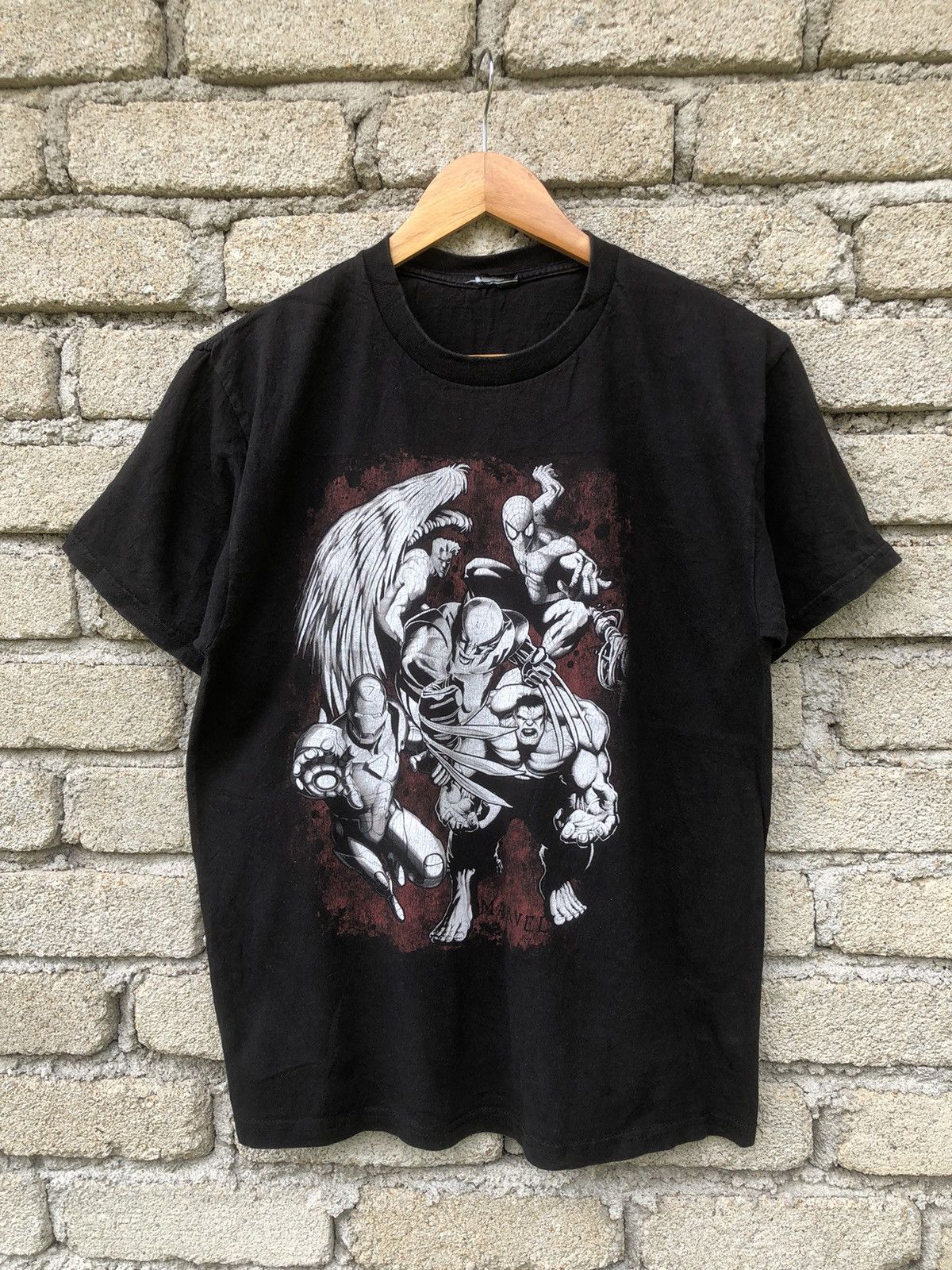 DC Comics × Marvel Comics × Vintage Vintage Y2K Mad Engine Marvel Characters Tshirt Size US M / EU 48-50 / 2 - 1 Thumbnail