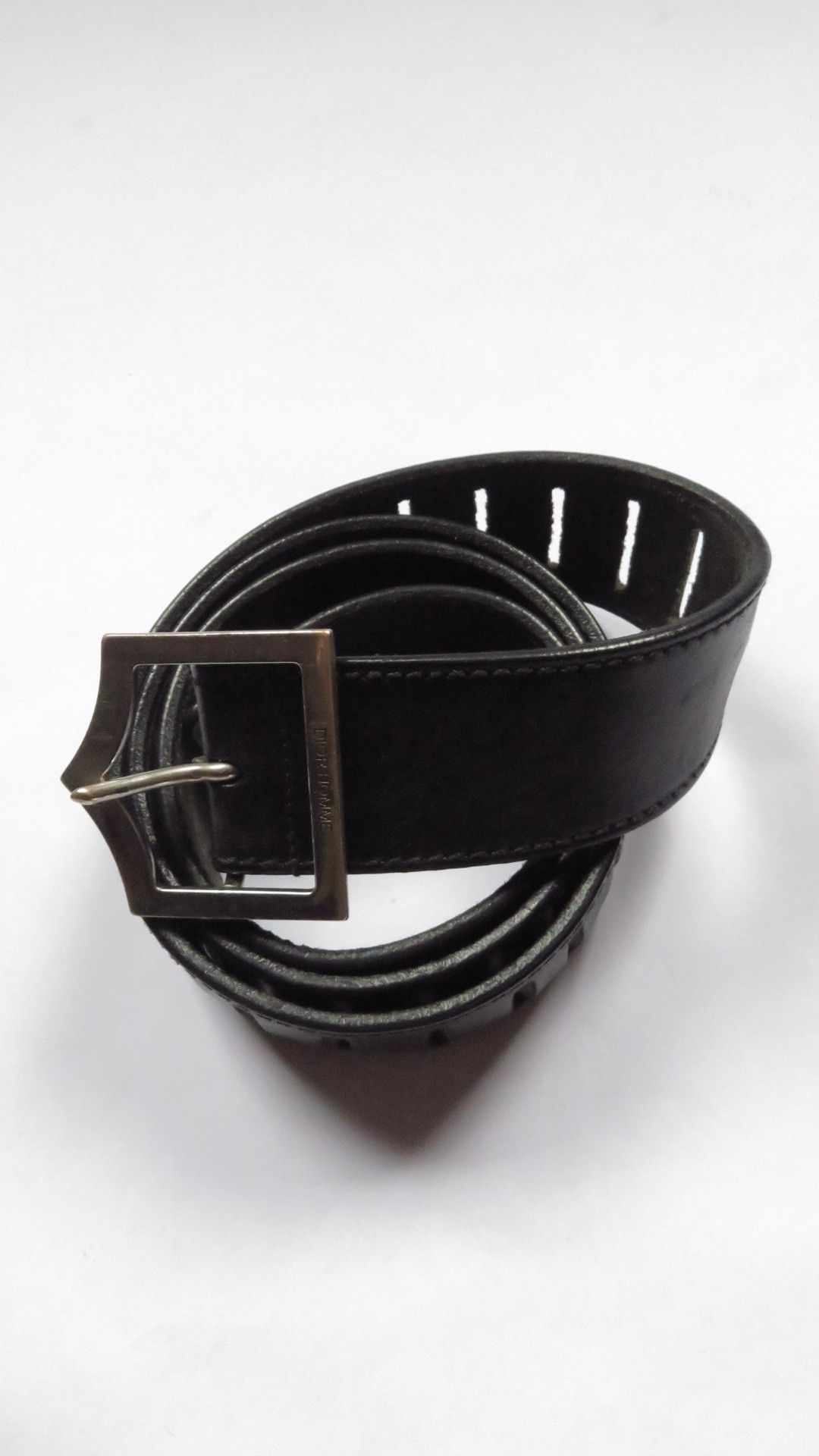 ベルト Dior homme runway design belt Dior Homme SS05 “Untitled/Beck” D-Point Belt Size 80 This belt was