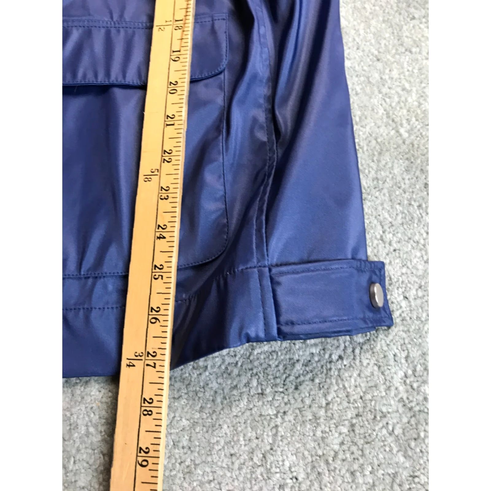 Vintage OutBrook Jacket Women 1X Blue Full Zip Pockets Jacket Size XL / US 12-14 / IT 48-50 - 7 Thumbnail