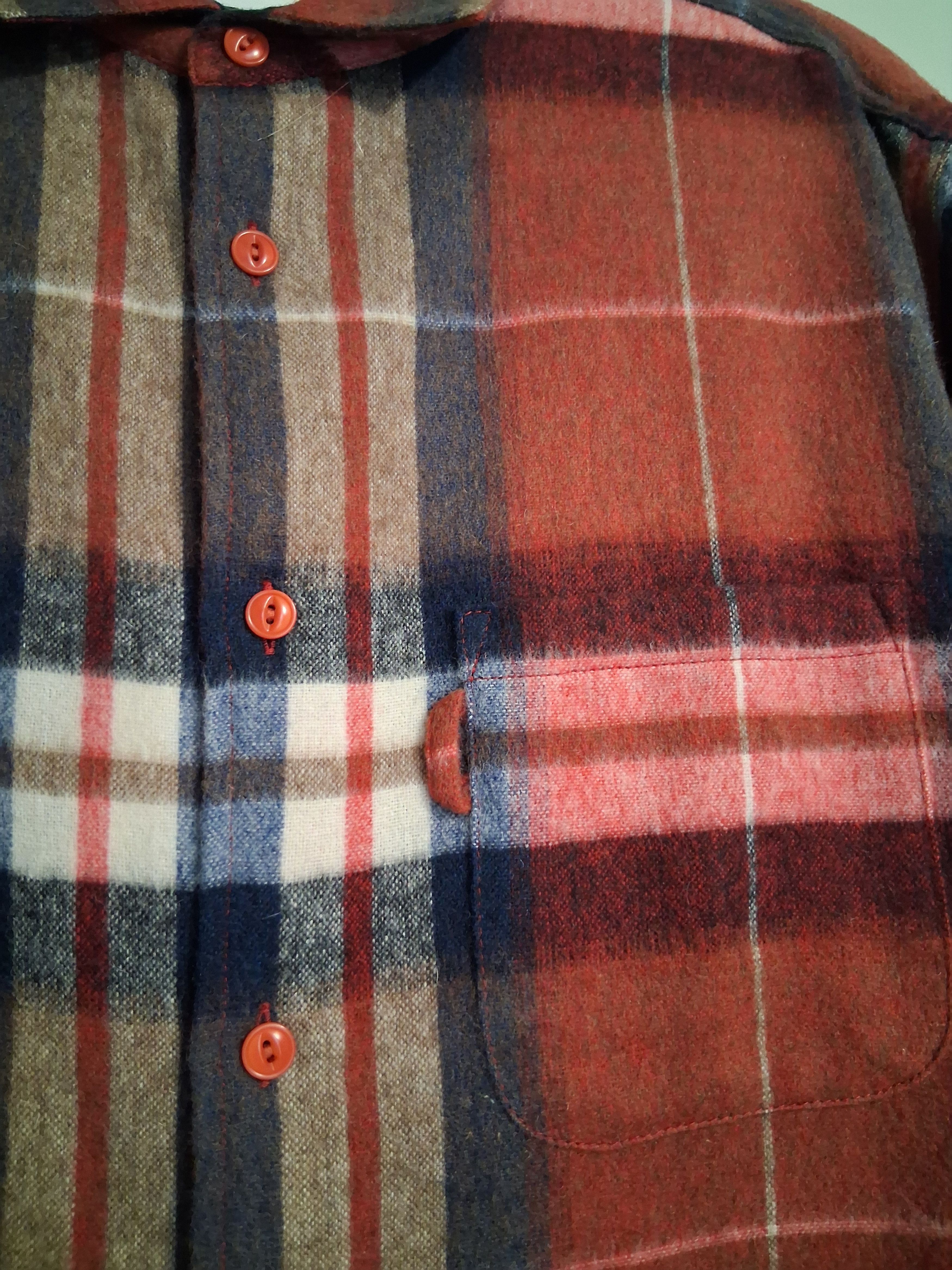 YMC Curtis Wool Check Shirt Red Size US S / EU 44-46 / 1 - 10 Thumbnail