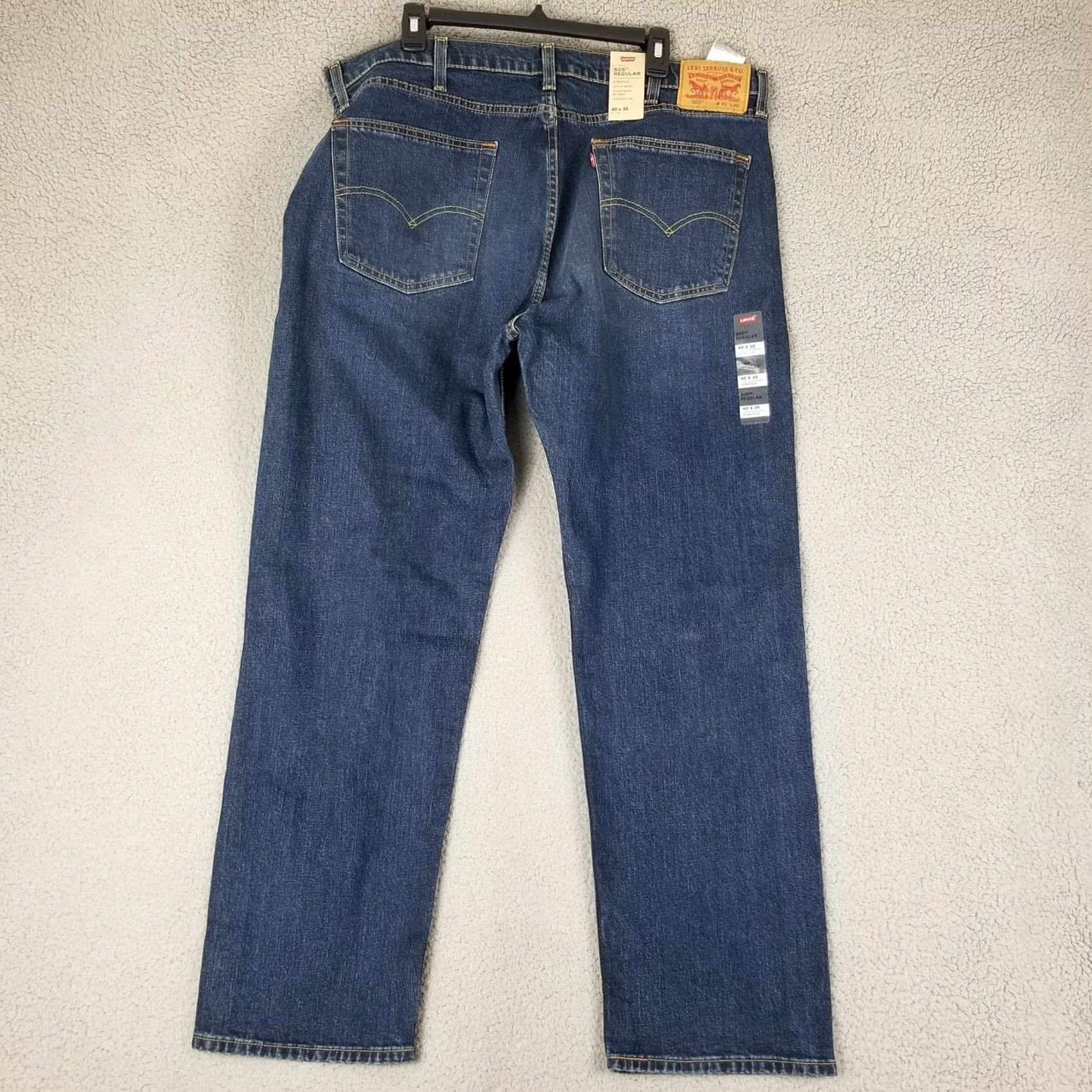 Levi's Levi's 505 Jeans Men 40X30 Denim Regular Fit Straight Jeans Blue 90s Cowboy Preppy Brand Levi's Mens Size US 40 / EU 56 - 2 Thumbnail