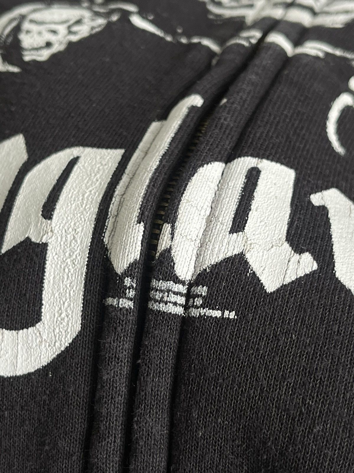 Band Tees × Vintage Vintage 90’s Motorhead hoodie zip rock band Motörhead Size US L / EU 52-54 / 3 - 8 Thumbnail
