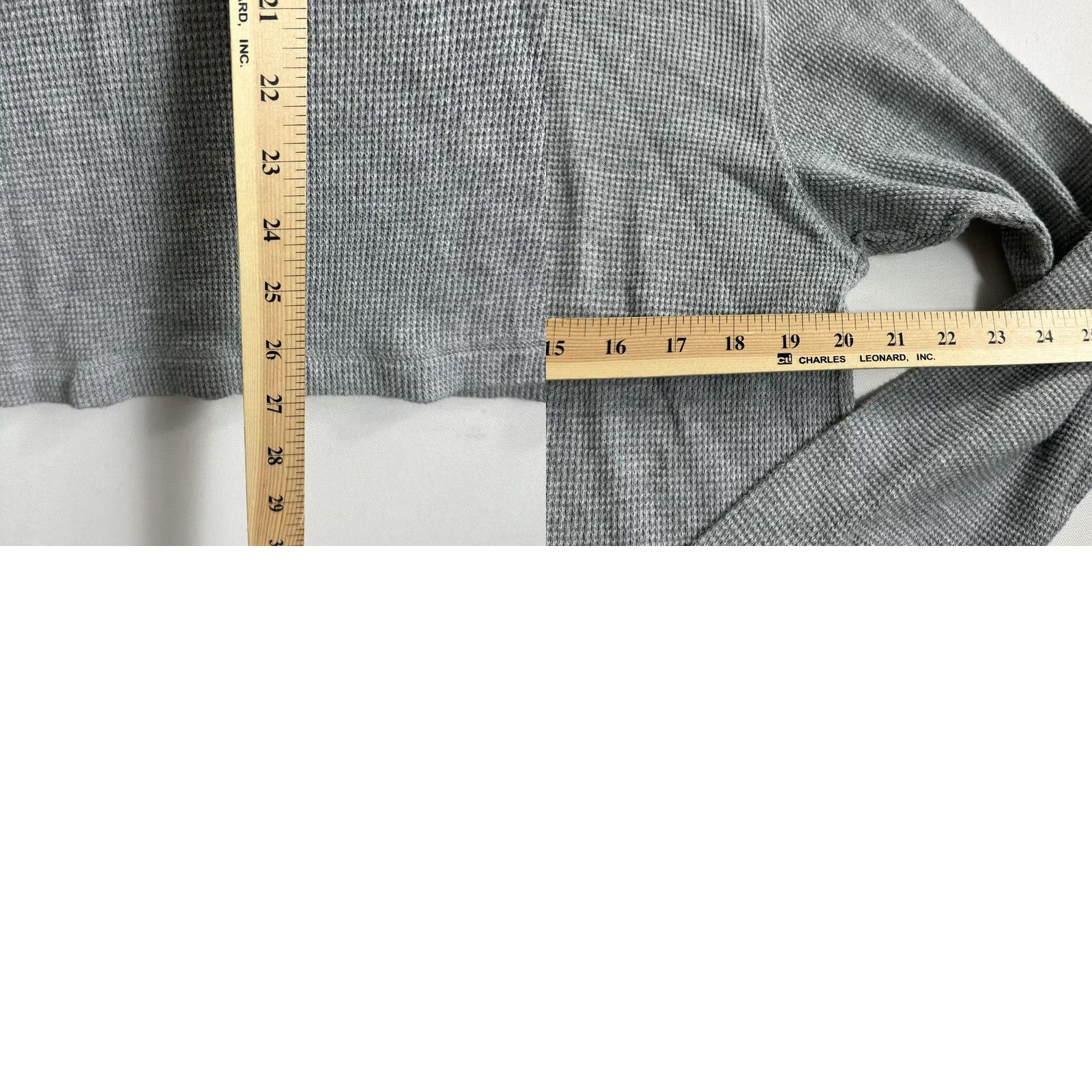 Tommy Hilfiger Tommy Hilfiger Waffle Thermal Knit Shirt Pullover Large Gray Long Sleeve Mens Size US L / EU 52-54 / 3 - 8 Thumbnail