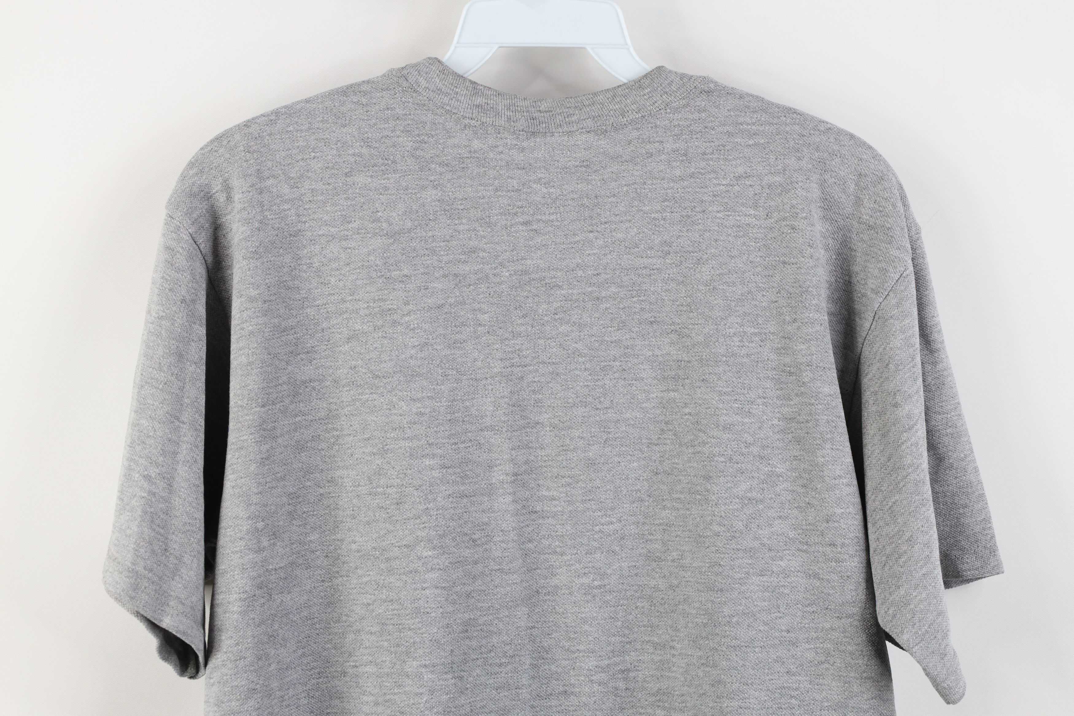 Vintage Vintage 90s Block M University of Michigan Knit T-Shirt USA Size US M / EU 48-50 / 2 - 11 Thumbnail