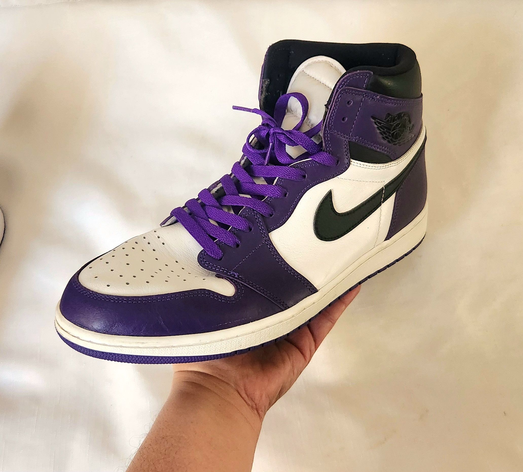 Nike Jordan 1 Retro OG High Court Purple 2.0 Nike Sz 14 sneakers Size US 14 / EU 47 - 1 Thumbnail