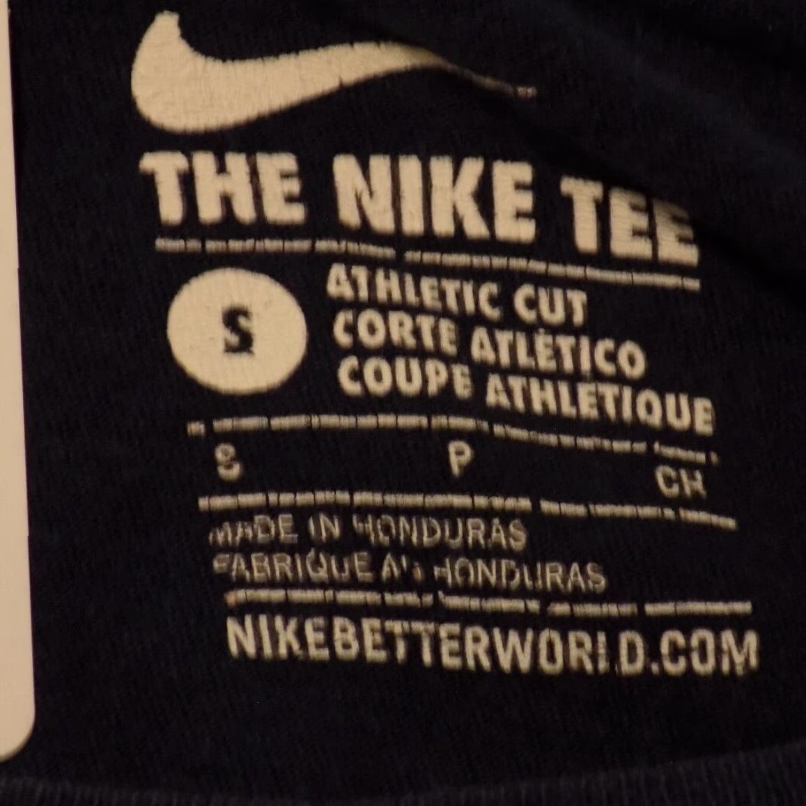 Nike Nike Just Do It Solid T-Shirt Navy Blue Men's S Size US S / EU 44-46 / 1 - 4 Thumbnail