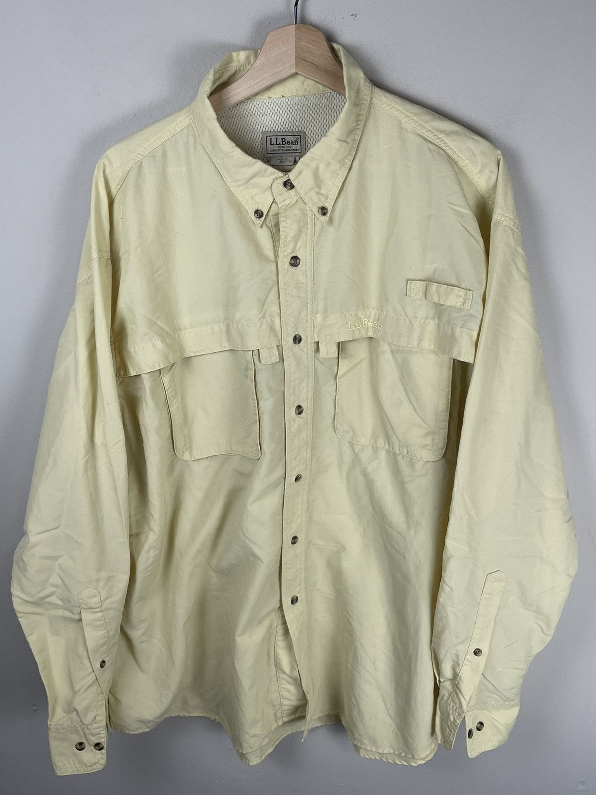 Vintage Vintage LL Bean Fishing Shirt Size US XL / EU 56 / 4 - 1 Thumbnail
