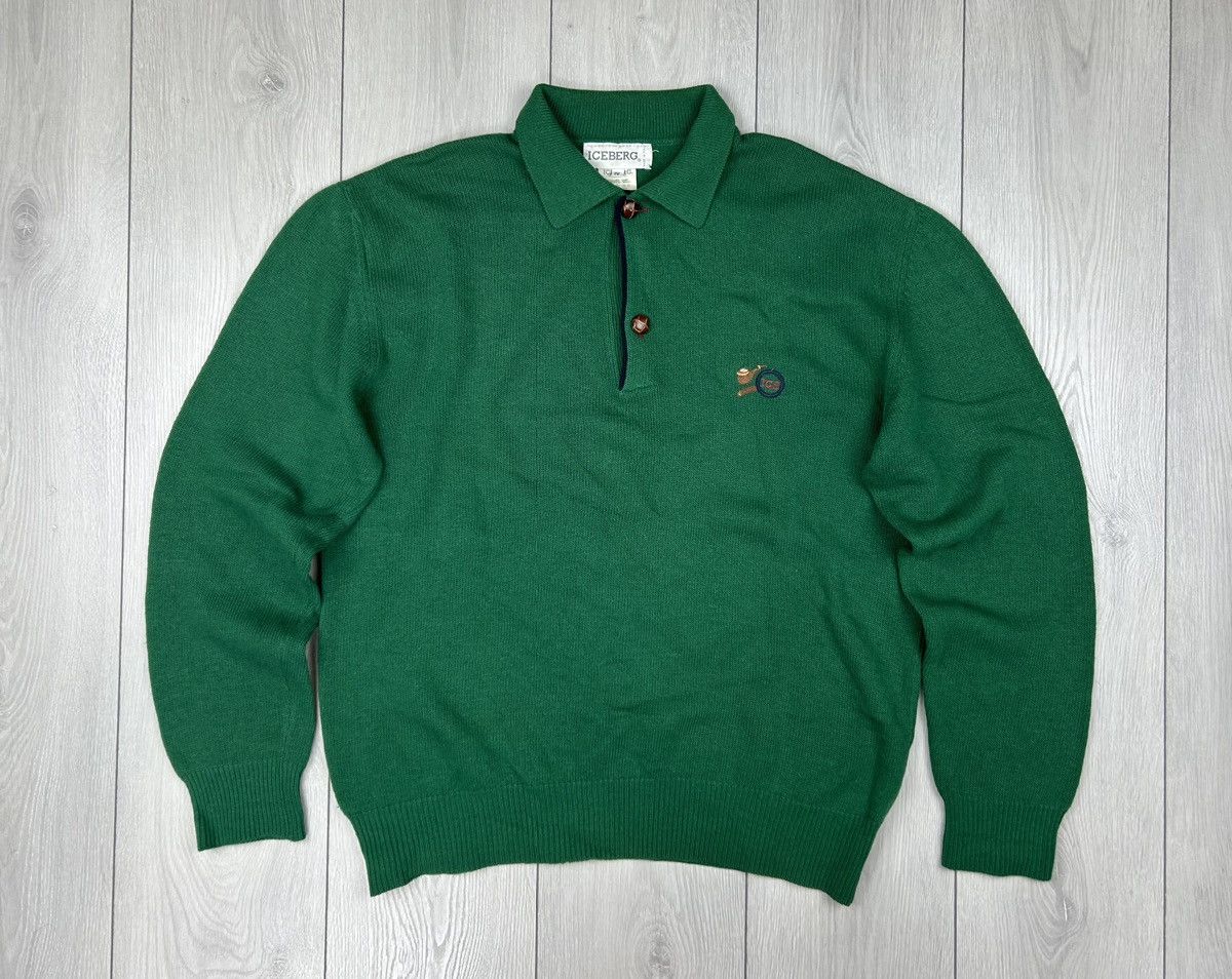 Iceberg × Vintage Iceberg Vintage Wool Sweater size XL Size US XL / EU 56 / 4 - 1 Thumbnail