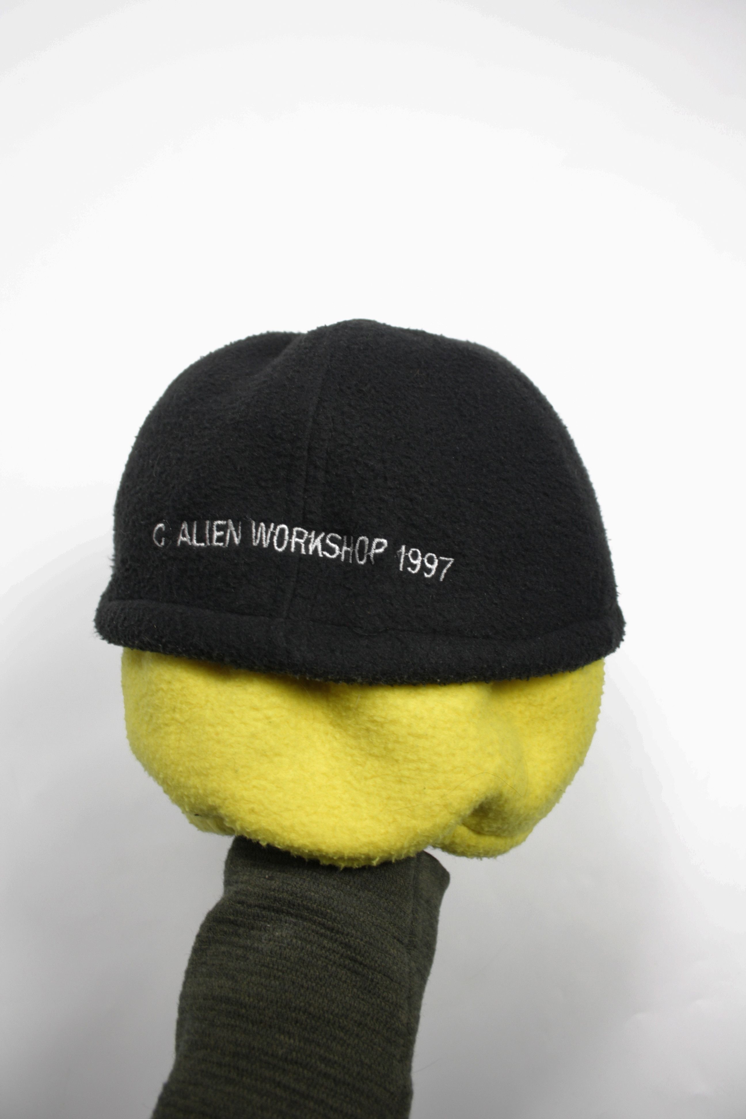 Alien Workshop Alien Workshop 1997 Vintage SOS Fleece Earflap Cap Hat Size ONE SIZE - 4 Thumbnail
