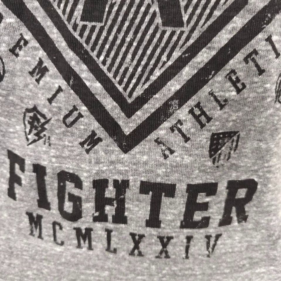Vintage American Fighter Tank Top Mens XS Gray MMA Mixed Martial Arts Size US XS / EU 42 / 0 - 4 Thumbnail