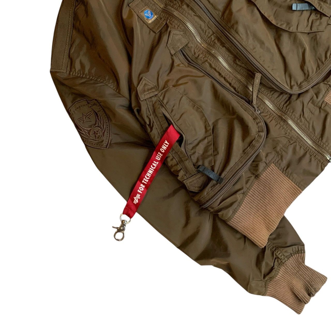 Alpha Industries × Breitling Alpha Industries x Breitling Nylon Bomber Flight Jacket USA Size US L / EU 52-54 / 3 - 6 Thumbnail