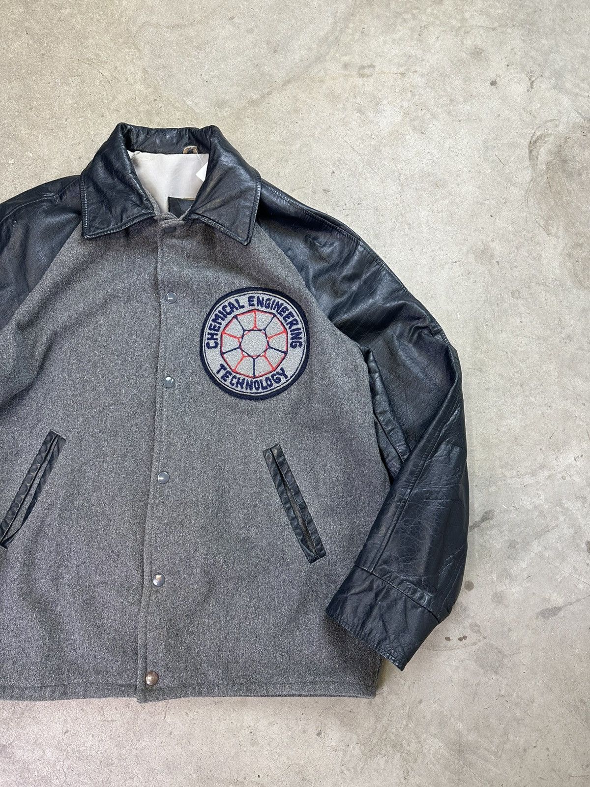 Vintage vintage 80s UCCB chemical engineering varsity jacket large Size US L / EU 52-54 / 3 - 2 Thumbnail