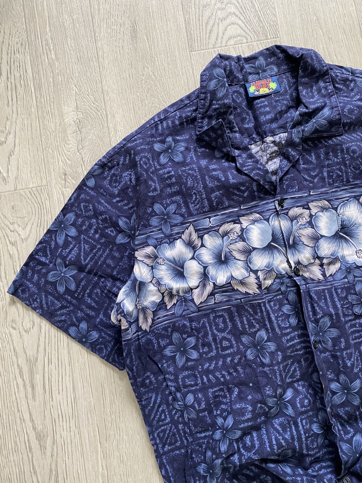 Other Japanese Hawaiian Shirt AOP Flower Print Cotton Made USA Y2k Size US L / EU 52-54 / 3 - 4 Thumbnail