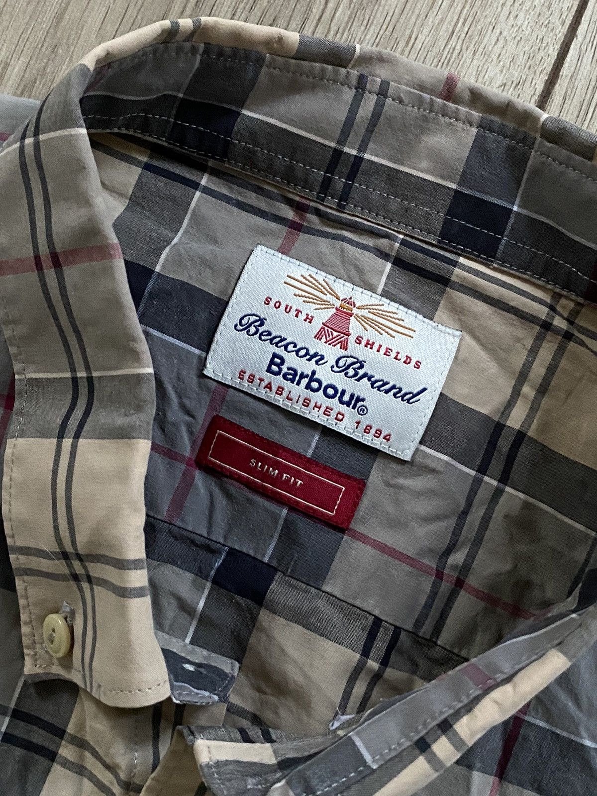 Barbour Barbour Plaib Shirt Size Medium Size US M / EU 48-50 / 2 - 3 Thumbnail