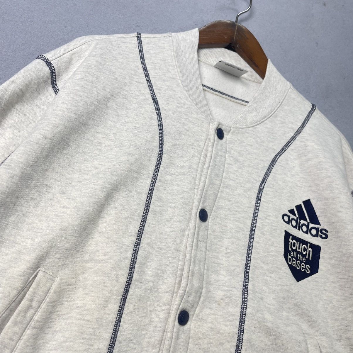 Adidas Vintage Adidas Touch All The Bases Snap Jacket Size US L / EU 52-54 / 3 - 6 Thumbnail
