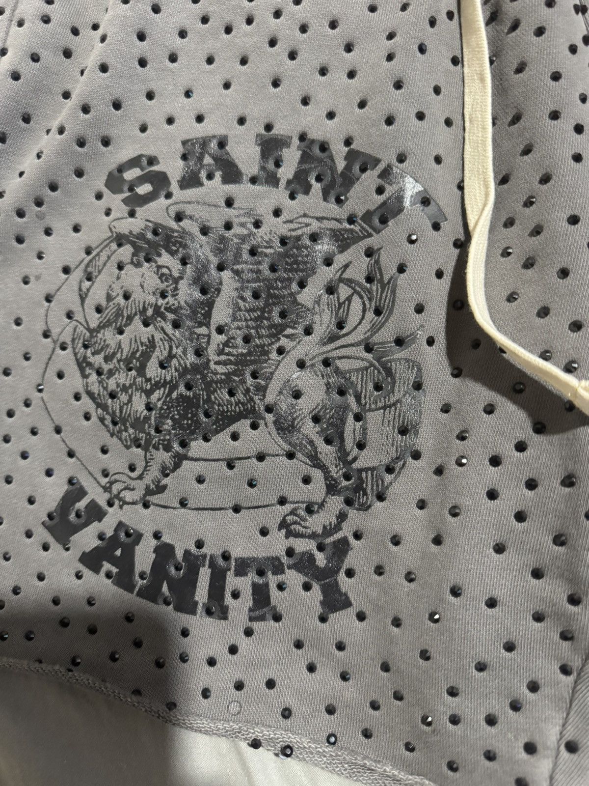 Saint Vanity Saint Vanity VVS Logo Shorts Washed Black Size US 34 / EU 50 - 3 Thumbnail