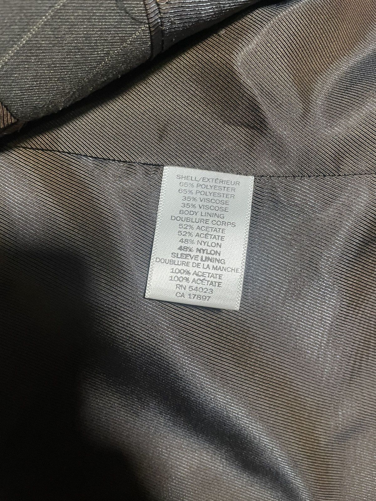 Banana Republic Brown pinstripe suit Size 42L - 4 Thumbnail