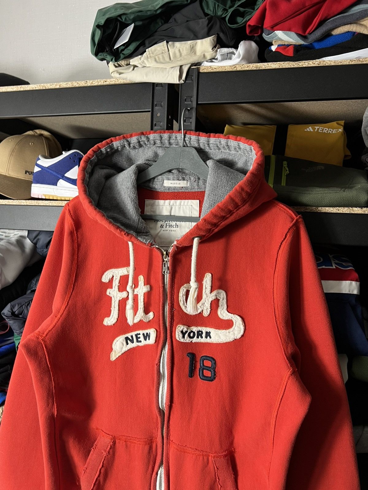 Abercrombie & Fitch Abercrombie & Fitch Vintage Full-Zip Hoodie – Size XL Size US XL / EU 56 / 4 - 2 Thumbnail