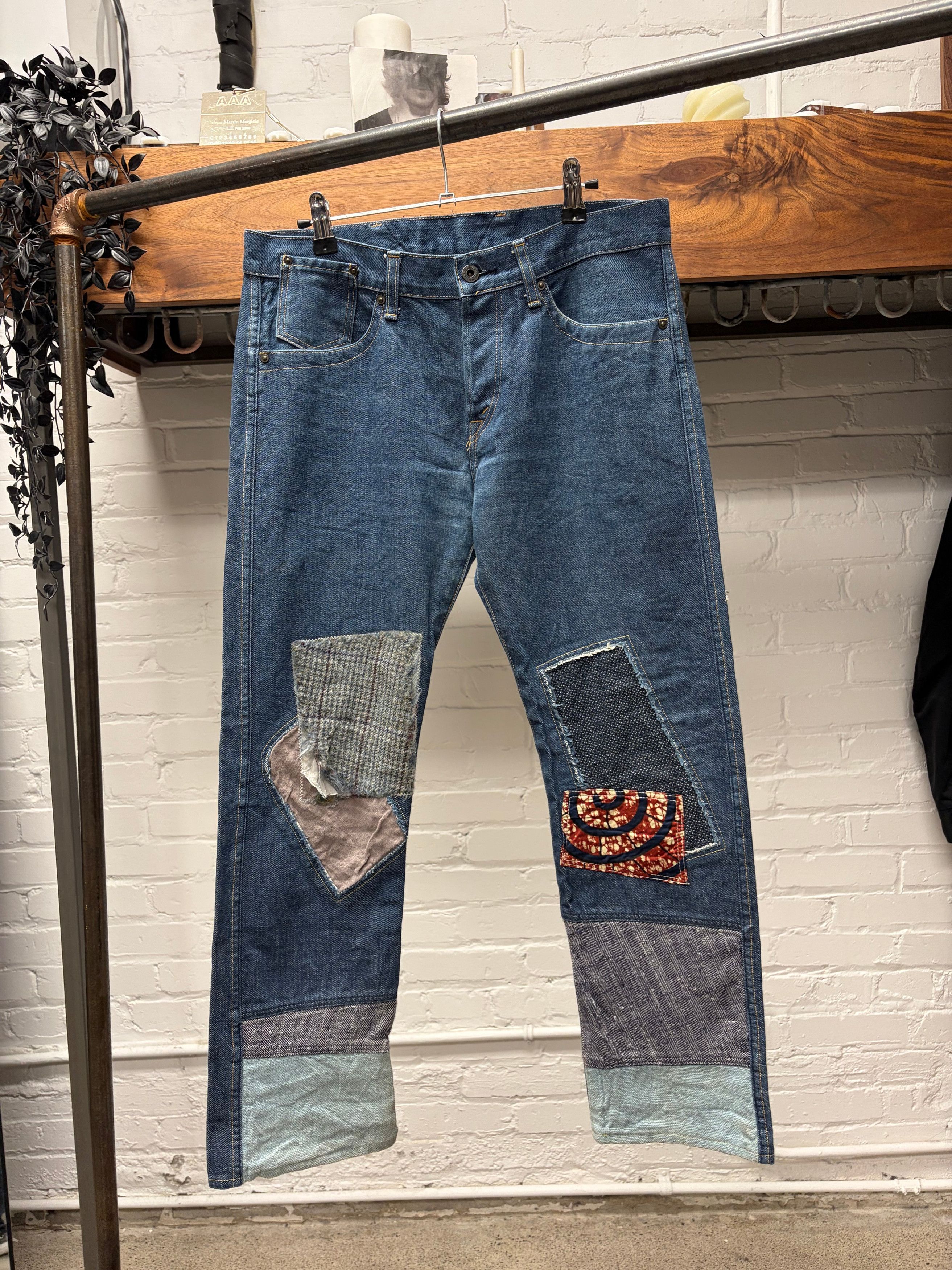 Junya Watanabe 2015 Junya Watanabe Patchwork Denim Size US 32 / EU 48 - 1 Thumbnail