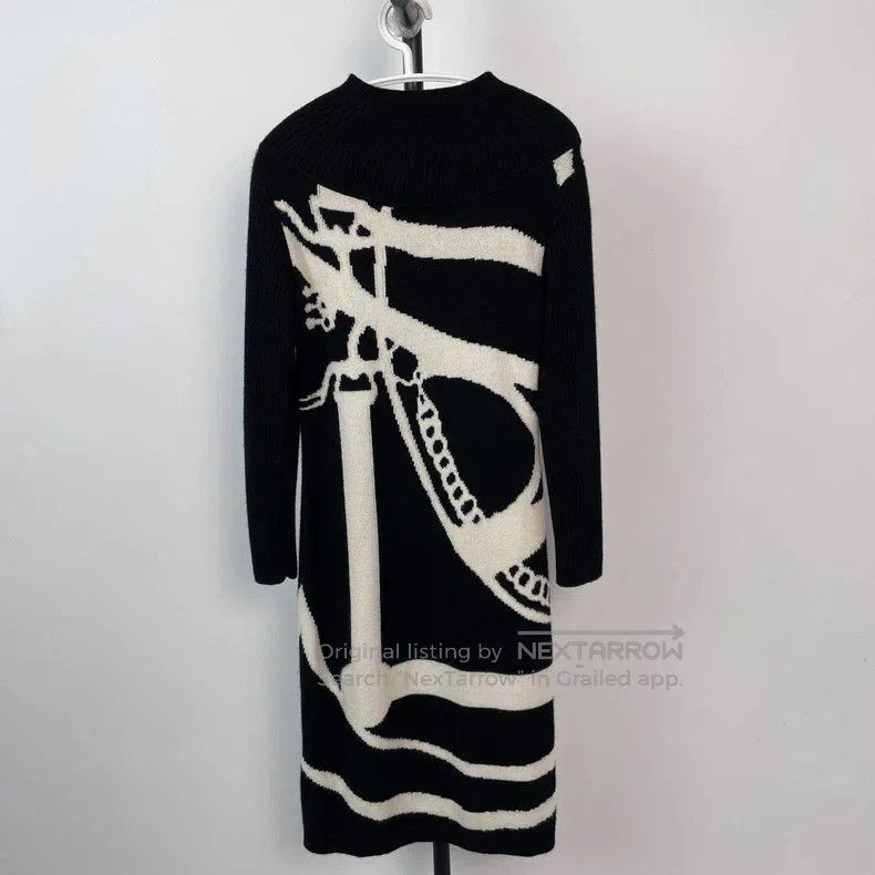 Hermes Black cashmere dress