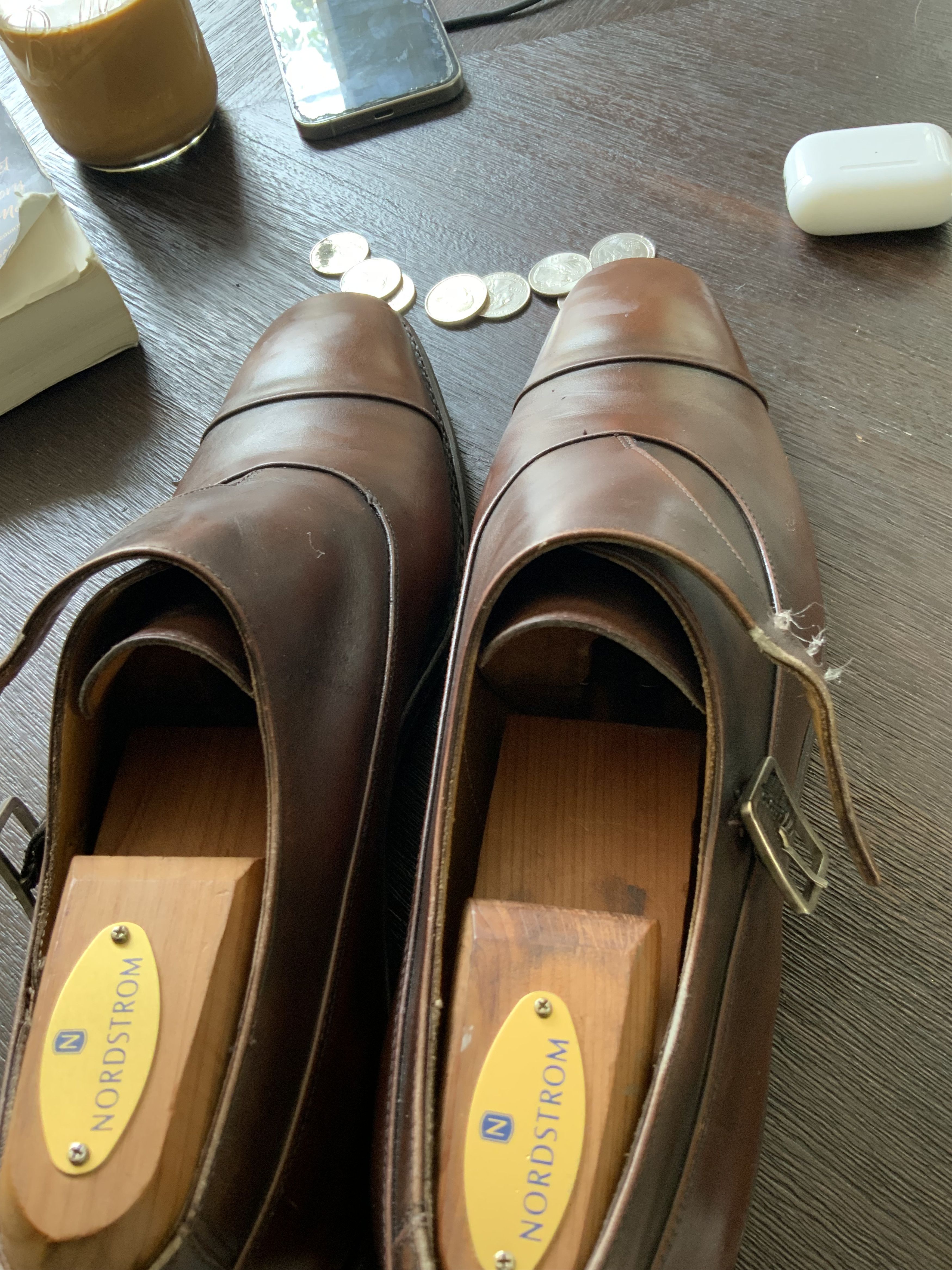 Salvatore Ferragamo Salvatore Ferragamo Single Monk Strap Bizarro Size US 9.5 / EU 42-43 - 2 Thumbnail