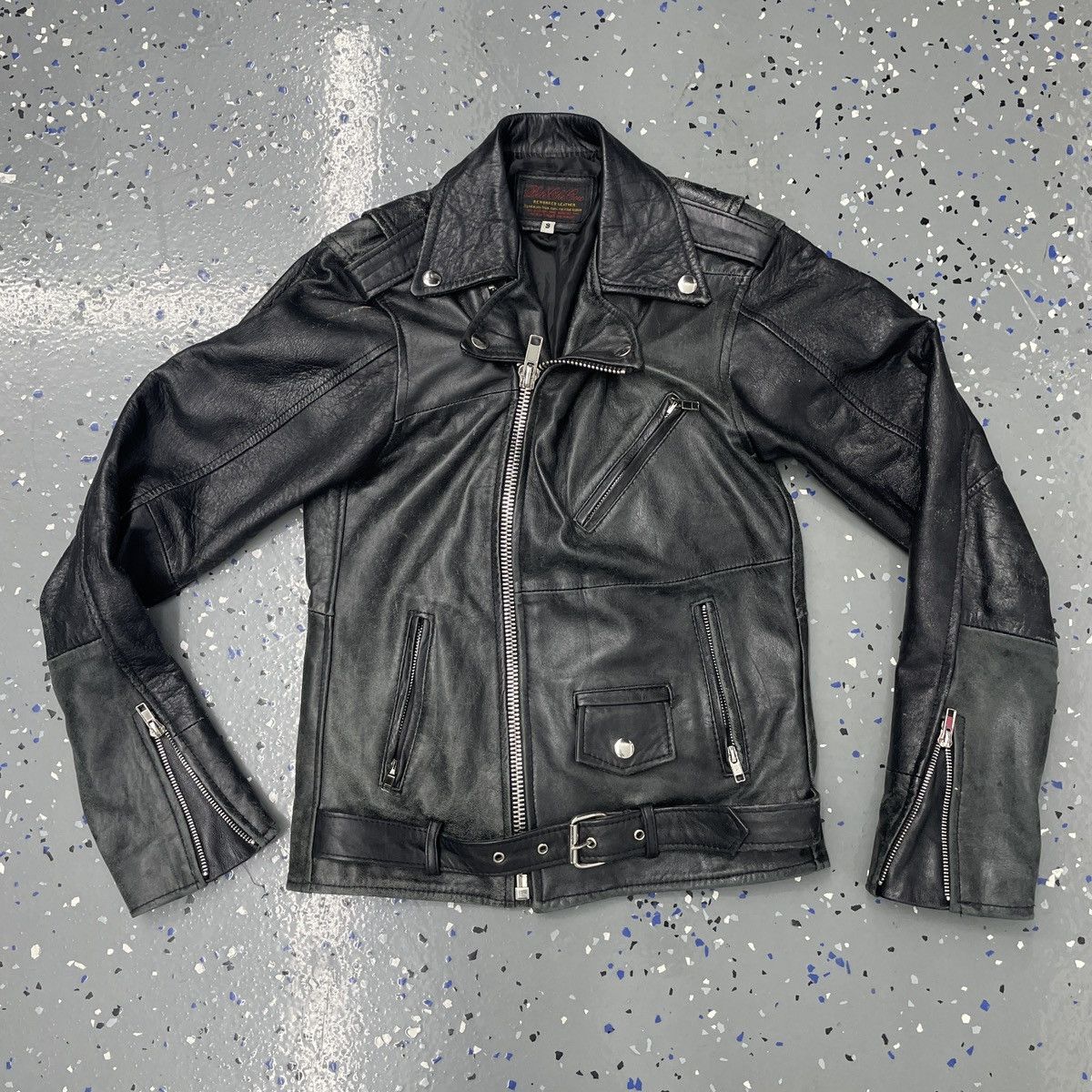 Vintage Fall Pele Che Coco Reworked Leather Jacker rare designer | Grailed