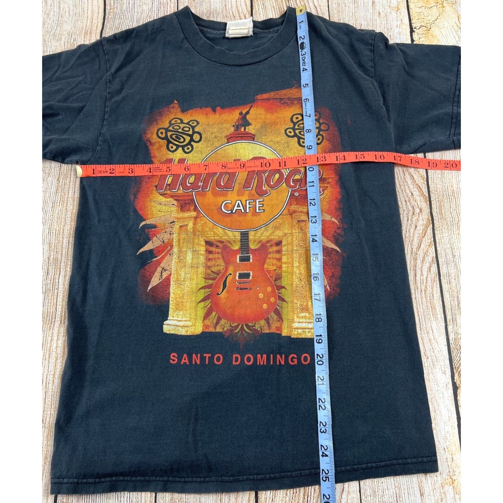 Hard Rock Cafe VINTAGE Hard Rock Cafe T-Shirt Black Short Sleeve Size S Men Rock 90s Music Santo Domingo Black T Shirt Mens Size US S / EU 44-46 / 1 - 3 Thumbnail