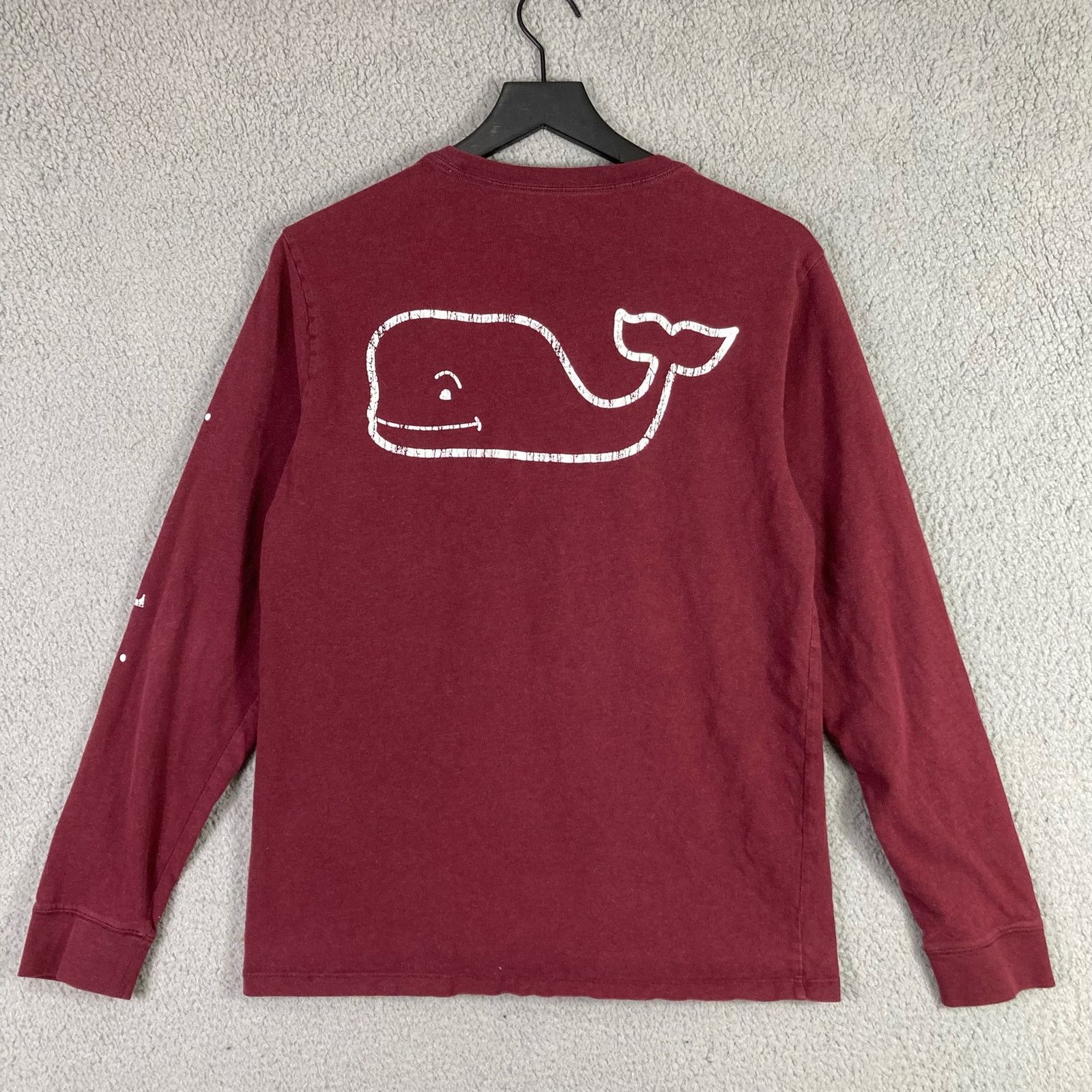 Vineyard Vines Vineyard Vines Men's Long Sleeve Maroon Red Cotton Small Size US S / EU 44-46 / 1 - 3 Thumbnail