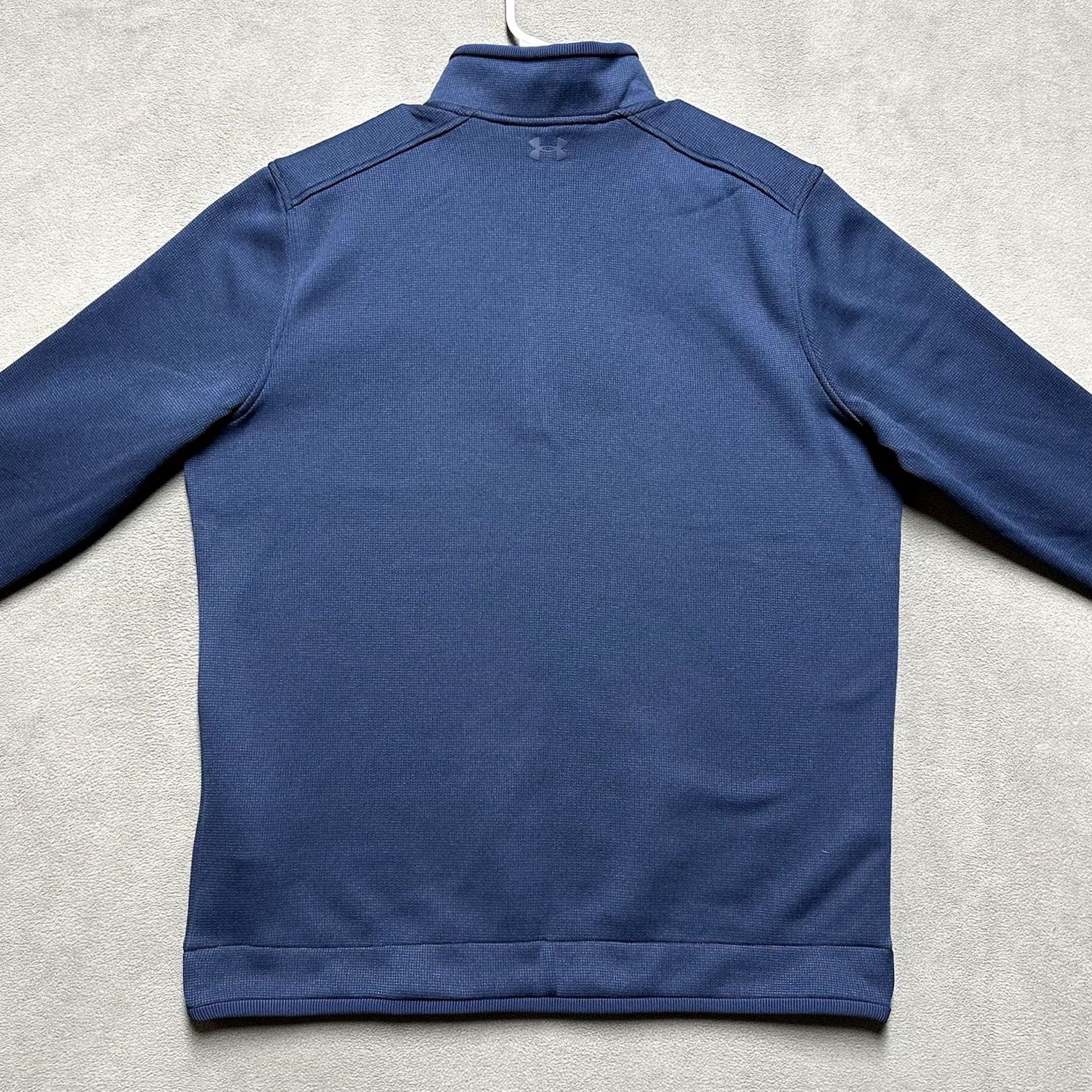 Under Armour Under Armour Pullover Mens Large Navy Blue SweaterFleece Golf Storm Loose Size US L / EU 52-54 / 3 - 2 Thumbnail