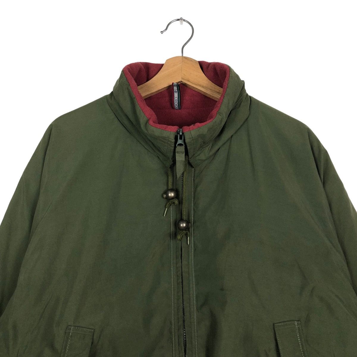Japanese Brand 🔥90’s Vintage Bomber Jacket Crocodile Inspire Issey Miyake Size US M / EU 48-50 / 2 - 3 Thumbnail