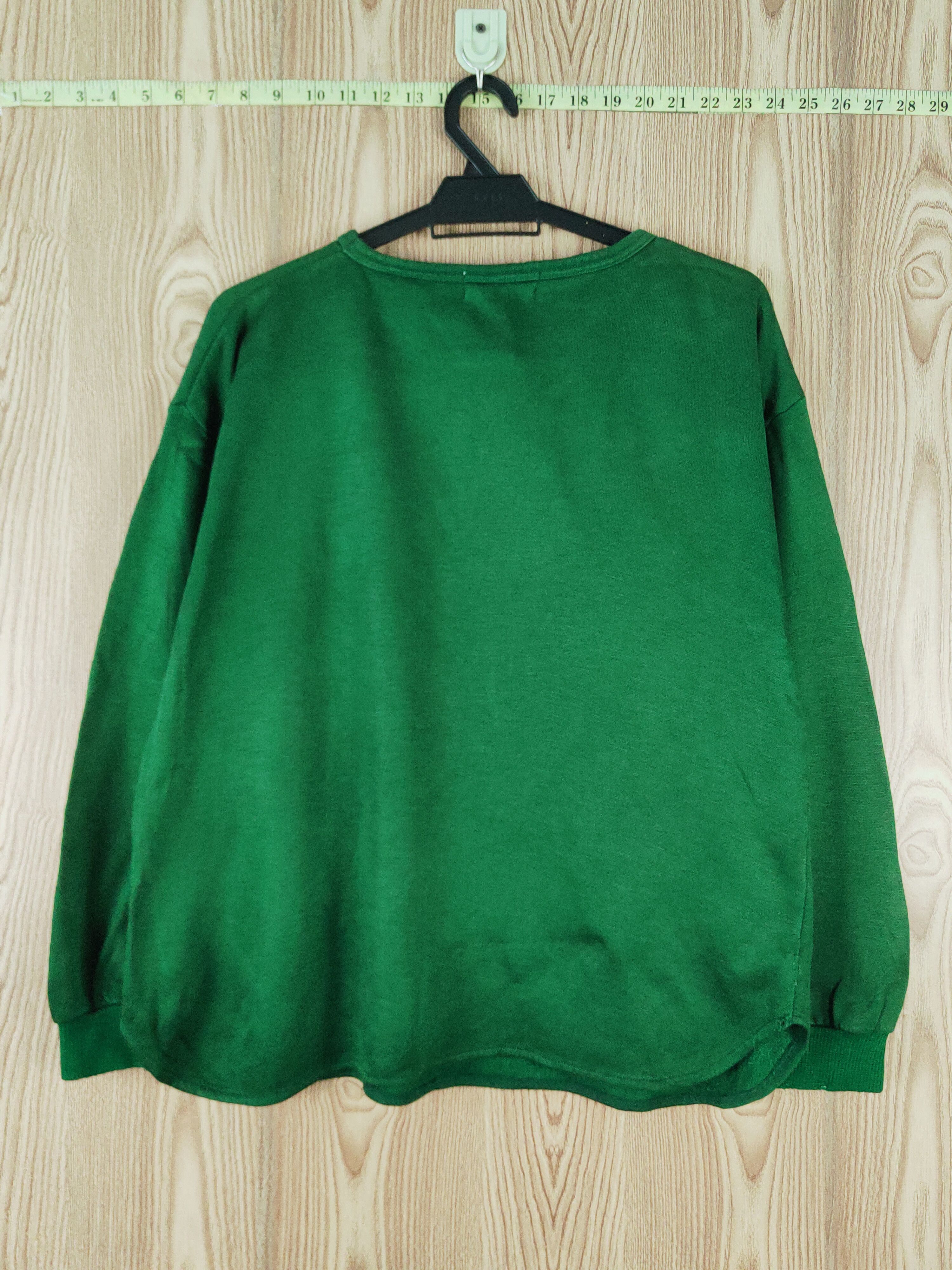 Japanese Brand × Vintage Comomi vintage cat Green Sweatshirts #W417 Size M / US 6-8 / IT 42-44 - 10 Thumbnail