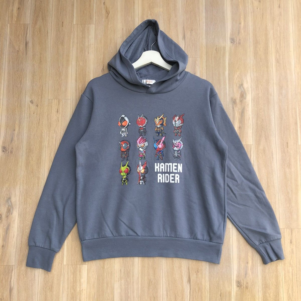 Japanese Brand Vintage Y2K Bandai Apparel Kamen Rider Hoodie Sweatshirt Size US M / EU 48-50 / 2 - 1 Thumbnail