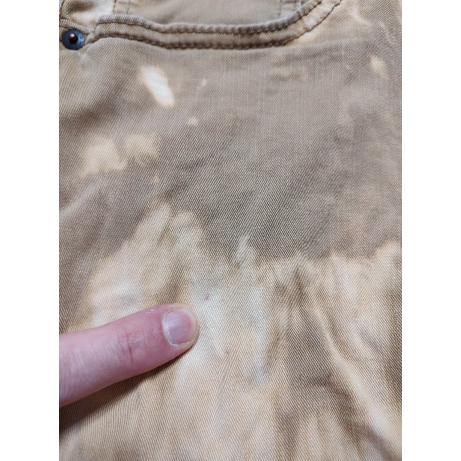 Levi's Levi's 505 Straight Tan Brown Pants Mens 32x30 Zip 5-Pocket Chino Regular Fit Tie Dye Acid Wash Canvas Cotton Blend Brown City College Mens Size US 32 / EU 48 - 5 Thumbnail