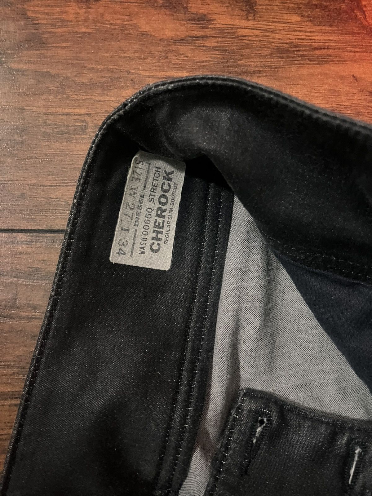 Diesel Tornado mart Diesel waxed flare jeans Size US 27 - 6 Thumbnail