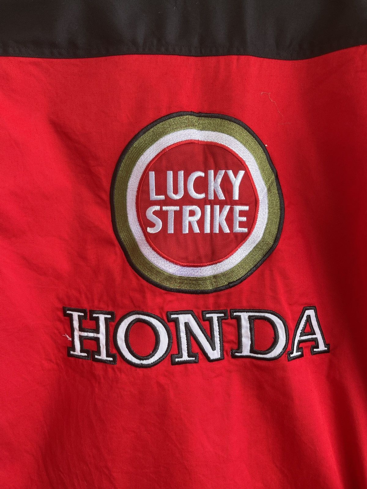 Rare🔥Vintage HONDA LUCKY STRIKE Button Shirt