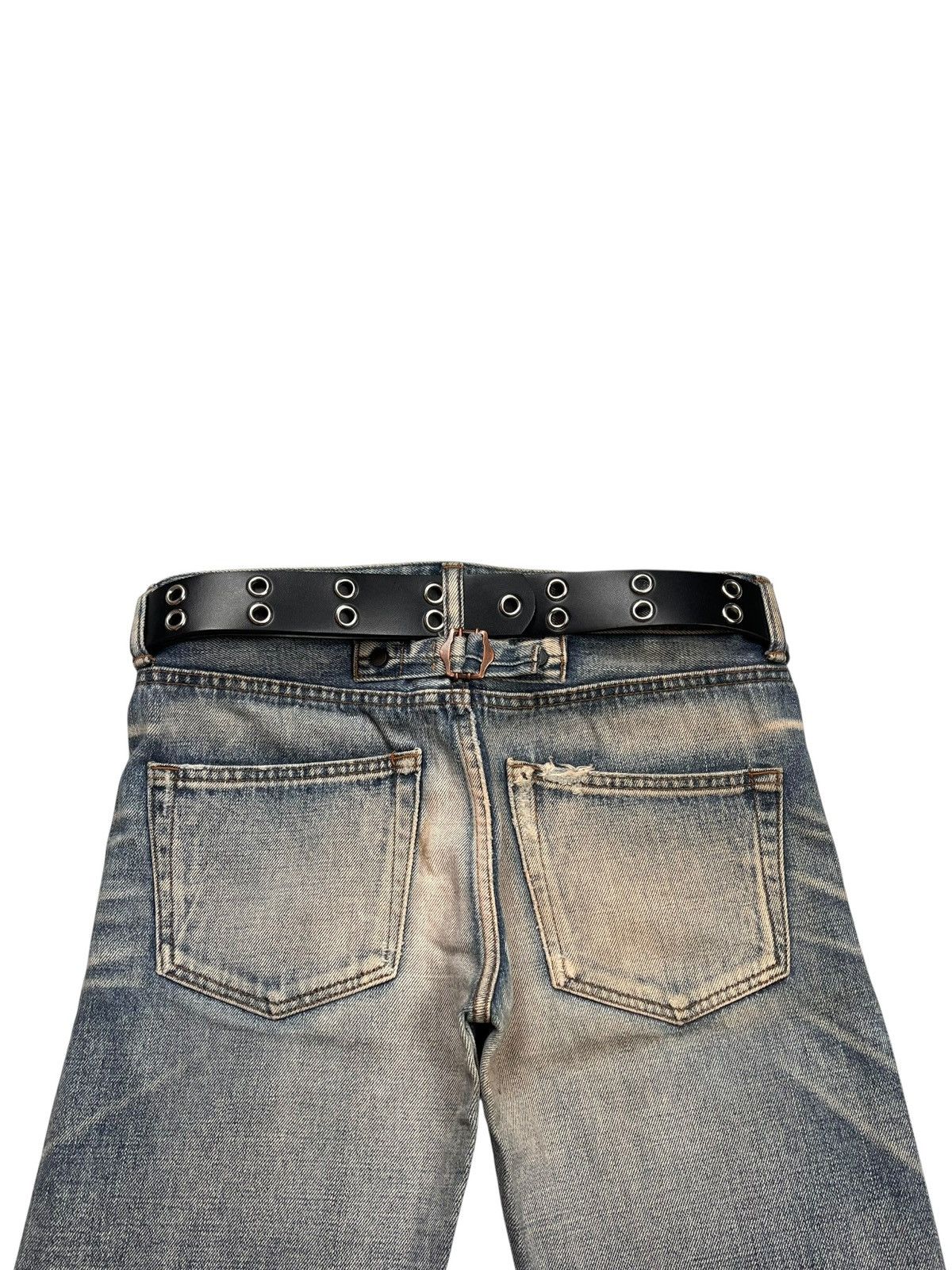 Japanese Brand Stunning Lure Buckel Back Selvedge Denim Button Fly Size US 30 / EU 46 - 12 Thumbnail