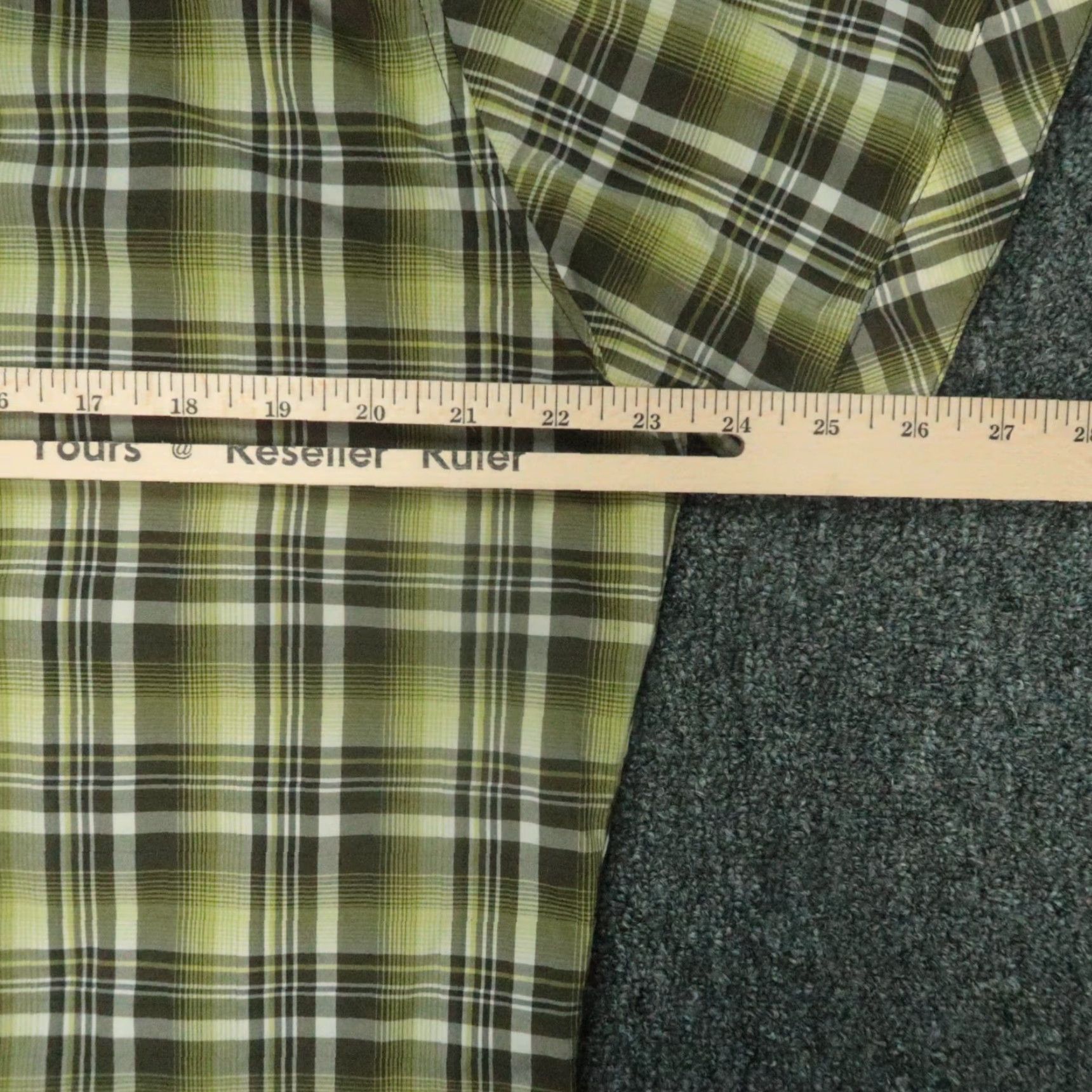 Vintage Kuhl Shirt Mens Medium Green Plaid SS Short Sleeve Pearl Snap Western Eluxur Size US M / EU 48-50 / 2 - 5 Thumbnail