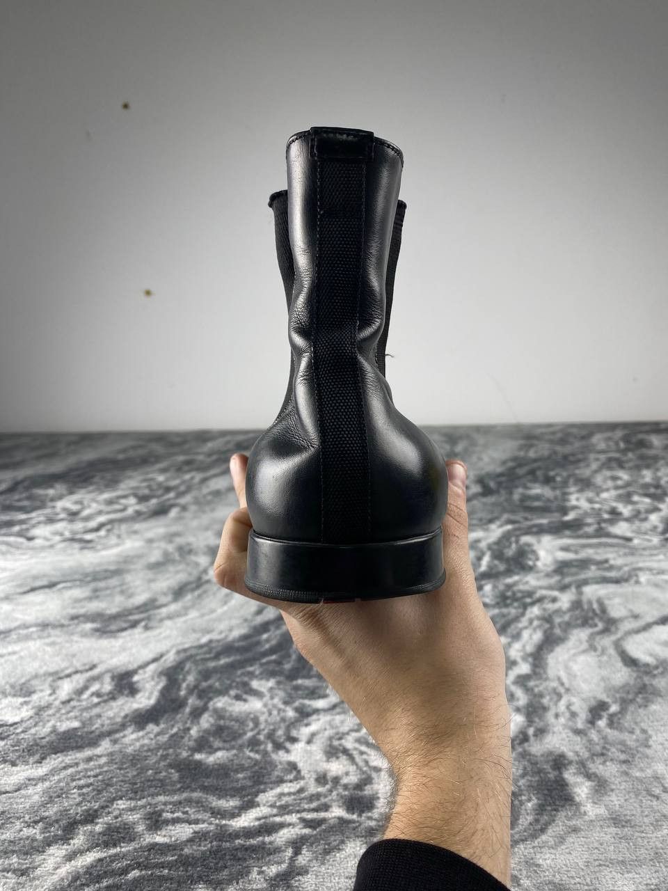 Prada Prada Sport Leather Chelsea Boots Men Size 6.5 Black Size US 7.5 / EU 40-41 - 6 Thumbnail