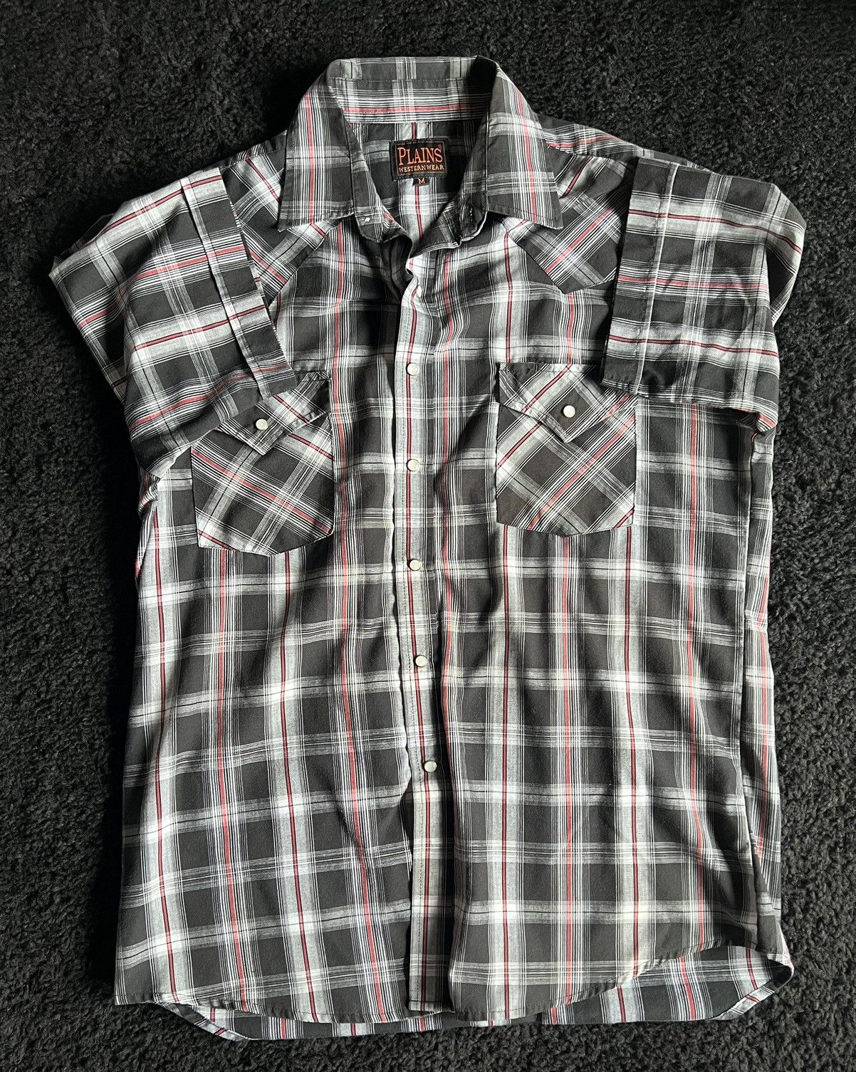 Other Black Plaid Short Sleeve Button Down Shirt Men’s Medium Size US M / EU 48-50 / 2 - 1 Thumbnail