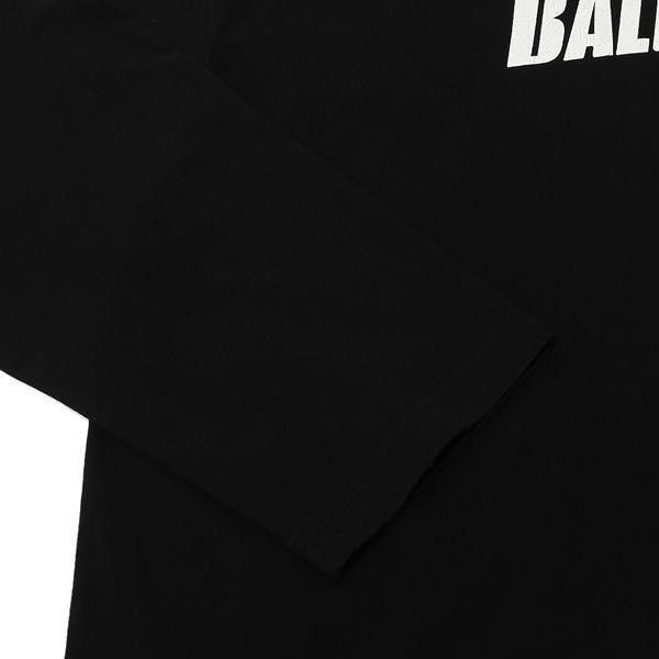 Balenciaga o1mt1gz0924 L/S Oversized T-Shirt in Black Size US M / EU 48-50 / 2 - 7 Thumbnail