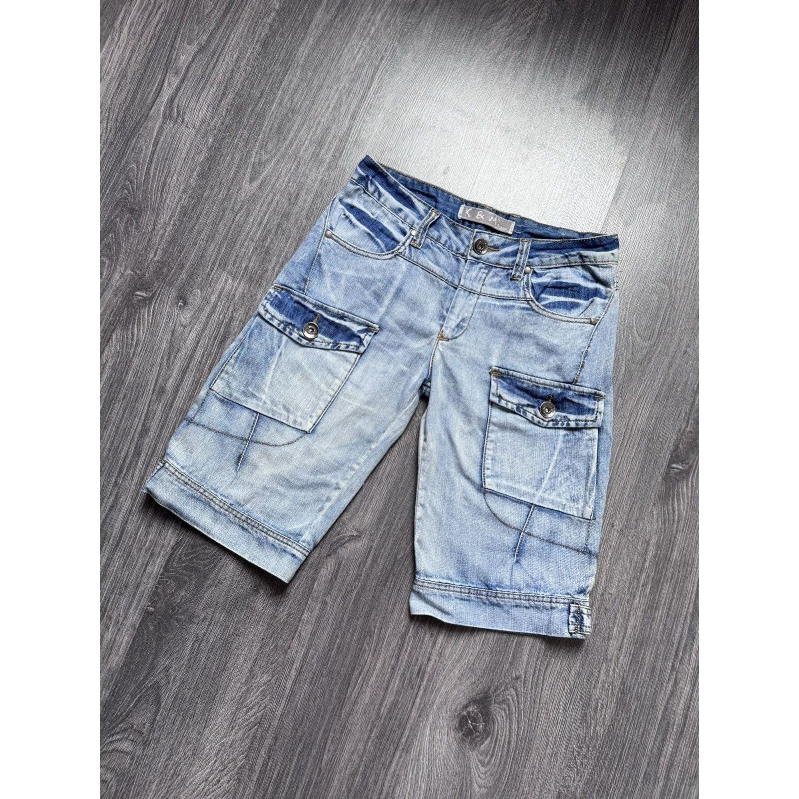 Japanese Brand × Vintage Y2K Vintage Japanese Kosmo Lupo Avantgarde Shorts Size US 30 / EU 46 - 2 Thumbnail