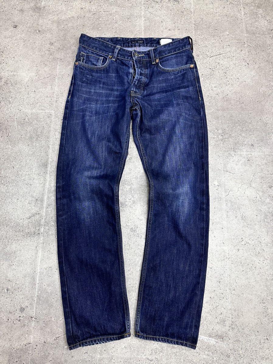 Armani Armani denim pants Y2K Dolce Gabbana style Rare Cargo japan Size US 29 - 2 Thumbnail