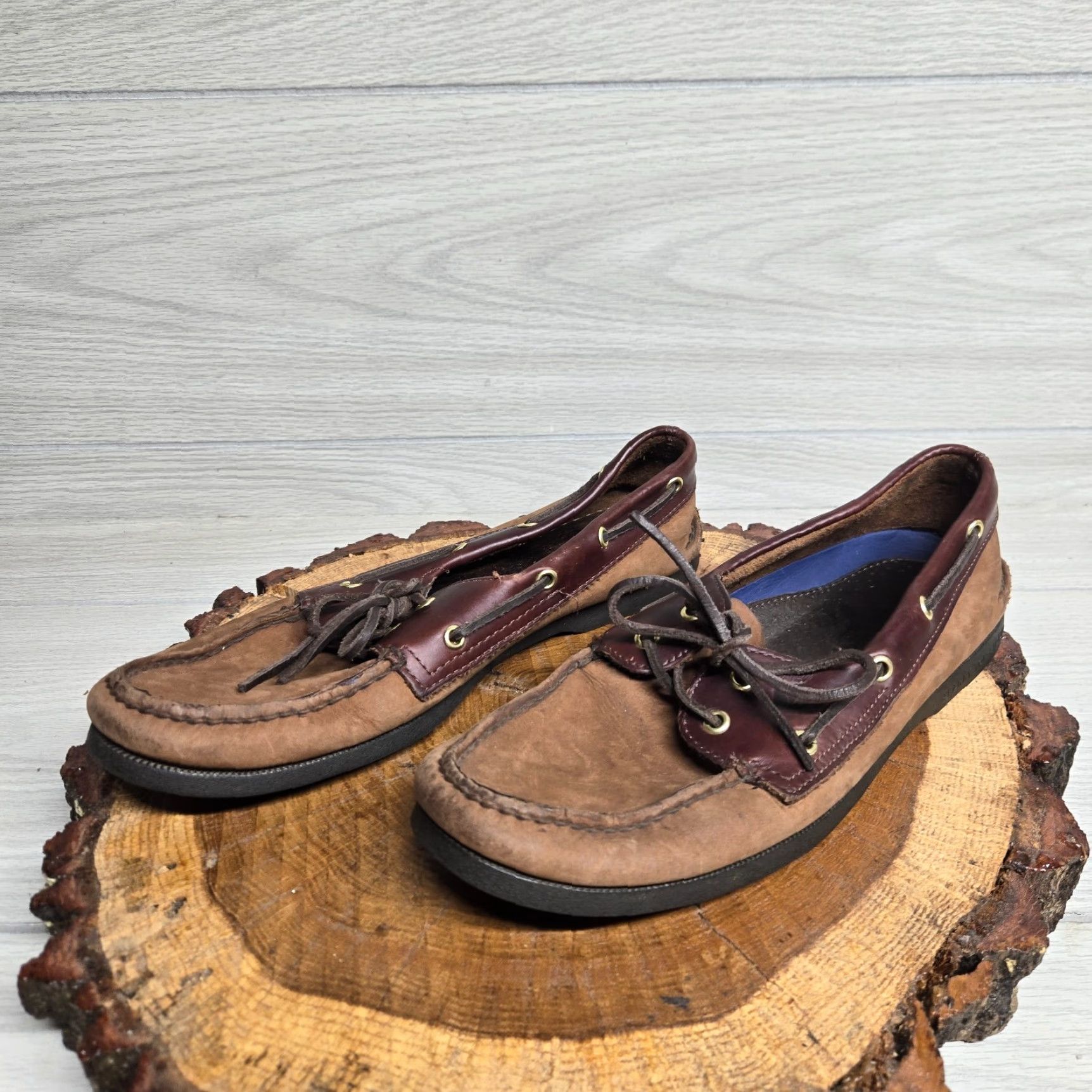 Sperry Sperry Top-Sider Brown Leather Boat Shoes Adult Men's Size 11M Lace Up Casual Size US L / EU 52-54 / 3 - 2 Thumbnail
