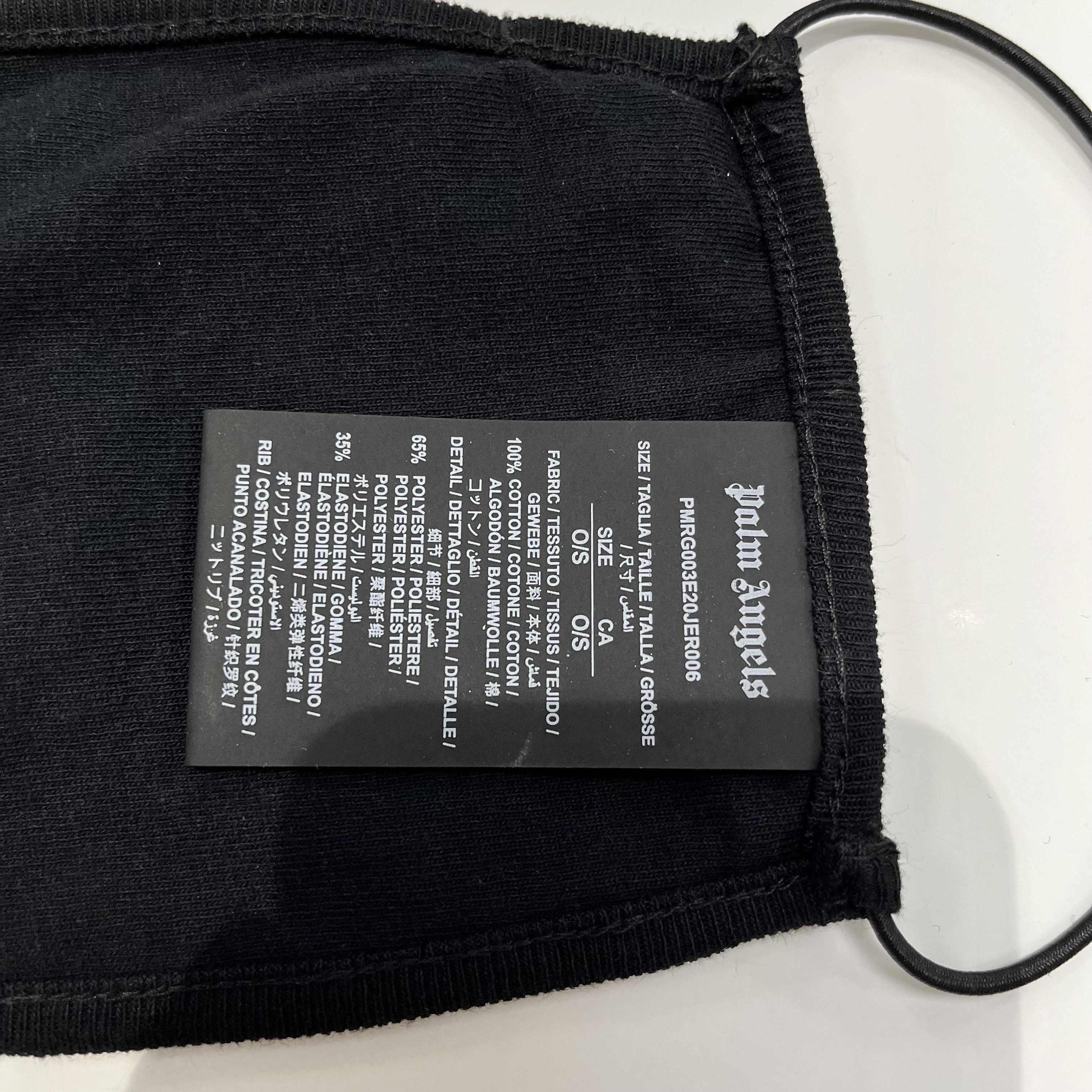 Palm Angels Palm Angels Face Mask Black Size ONE SIZE - 4 Thumbnail